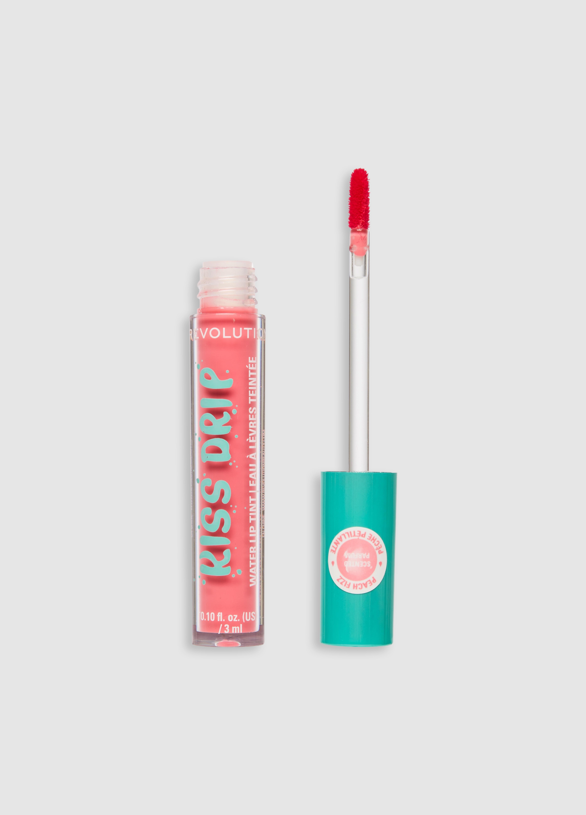 REVOLUTION, Kiss Drip Water Lip Tint Peach Fizz, Donna, Arancione, Taglia: FASUL
