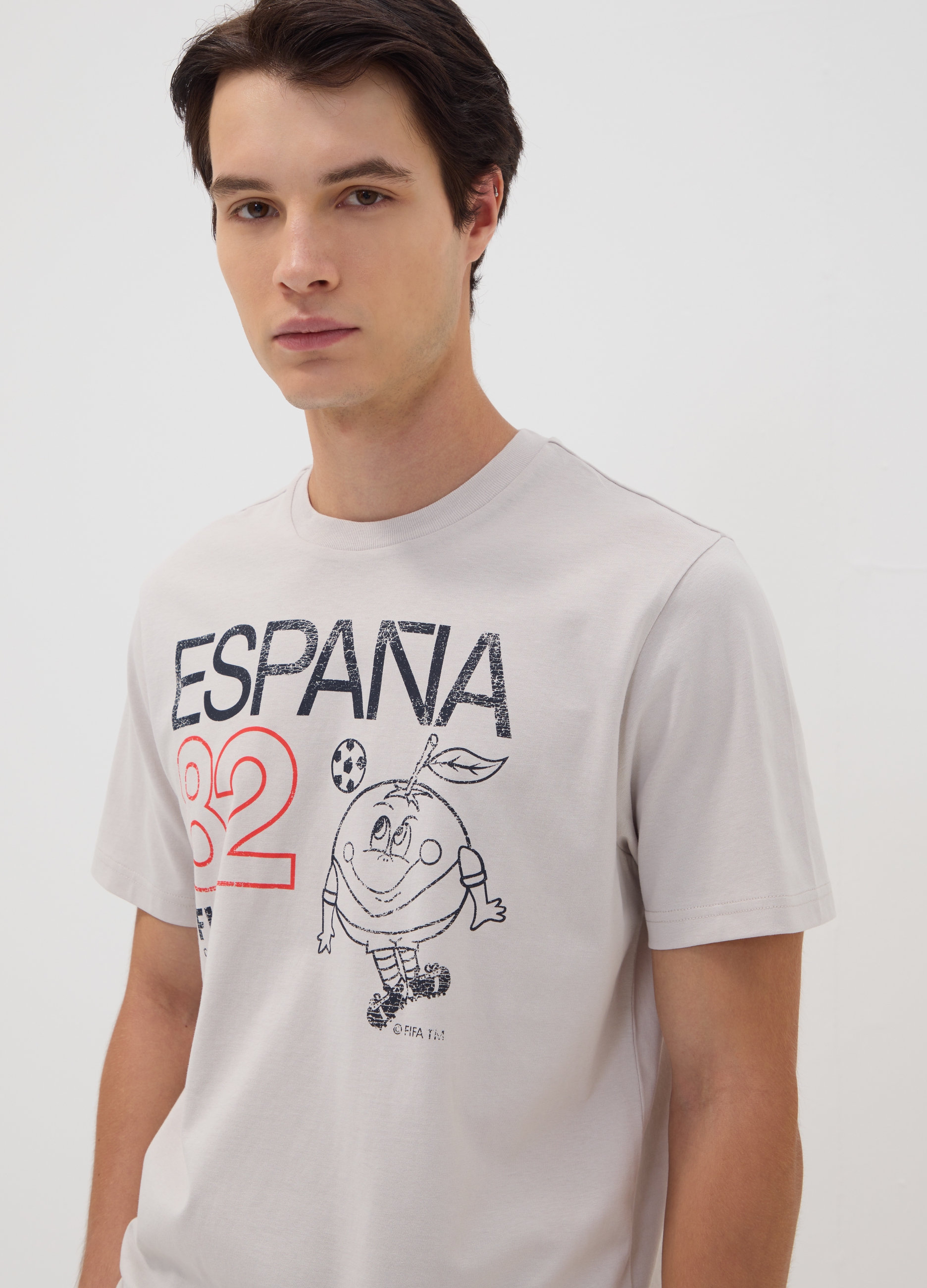OVS, Fifa World Cup™ - 1982, Uomo, Grigio, Taglia: XXL