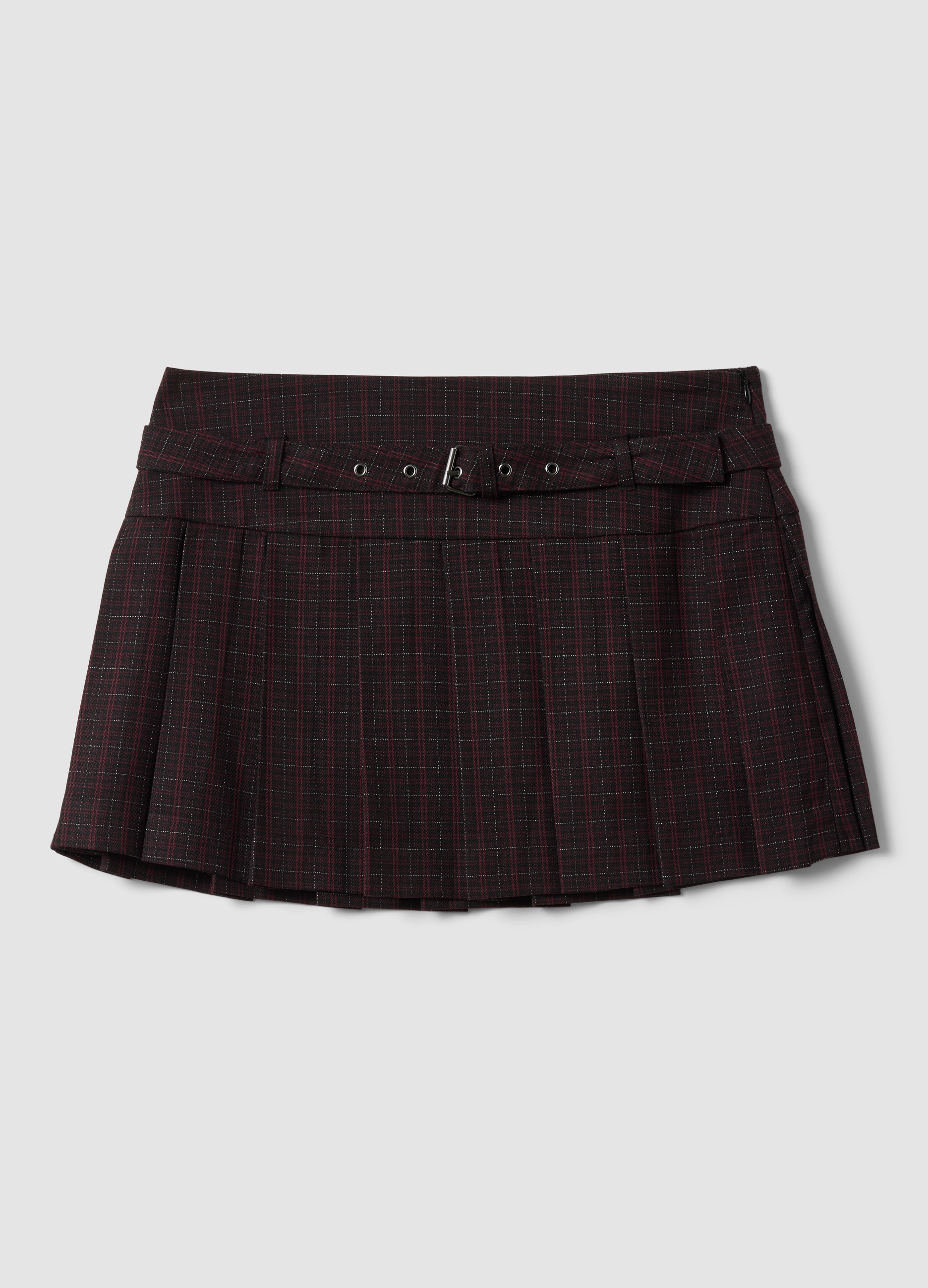 B.ANGEL, Gonna Nera Plissettata In Viscosa Elasticizzata, Donna, Nero, Taglia: XS