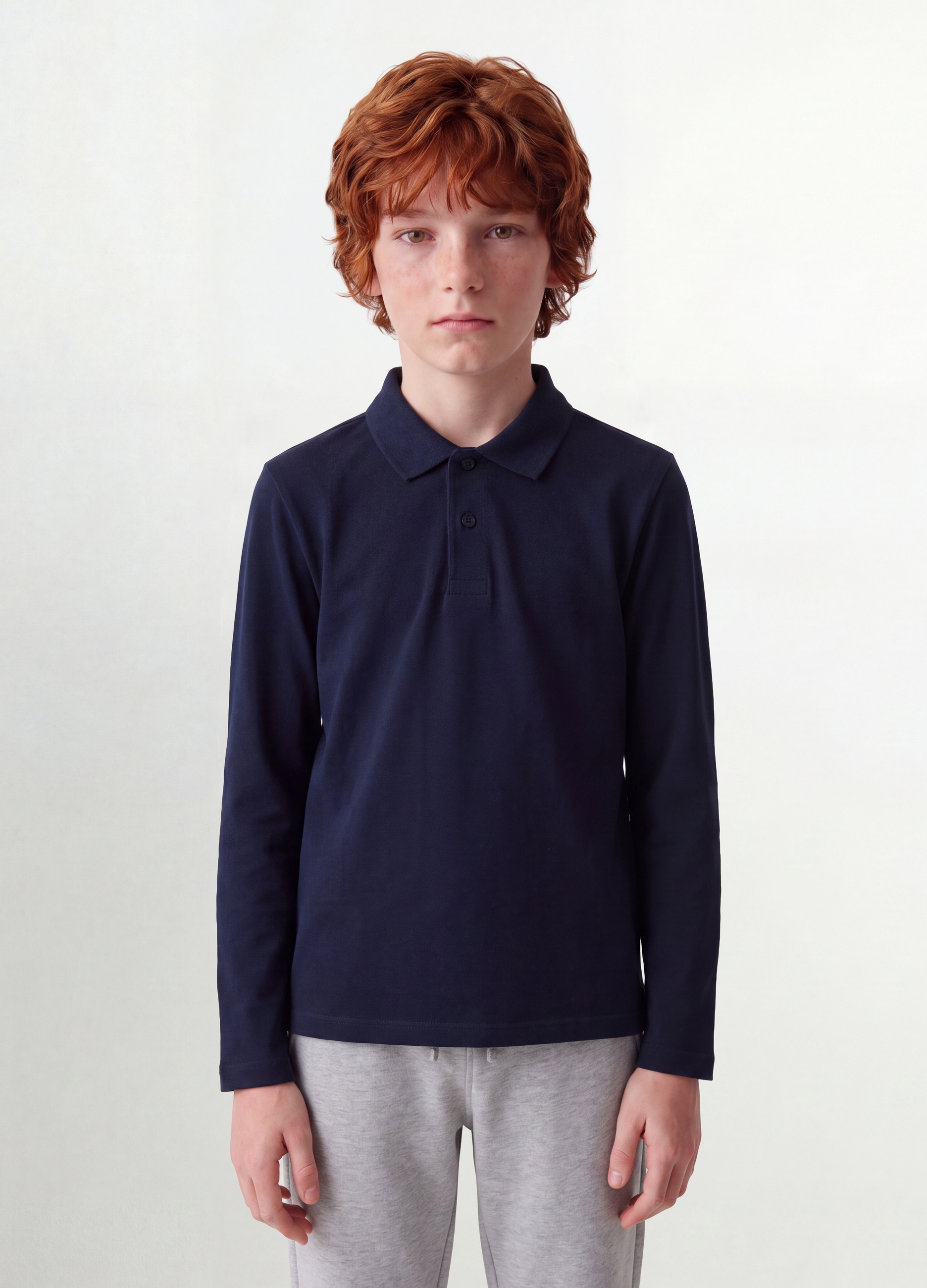 OVS KIDS, Polo Blu In Piquet Di Puro Cotone Organico Regular Fit Per Ragazzo, Bambino, Blu, Taglia: 10-11