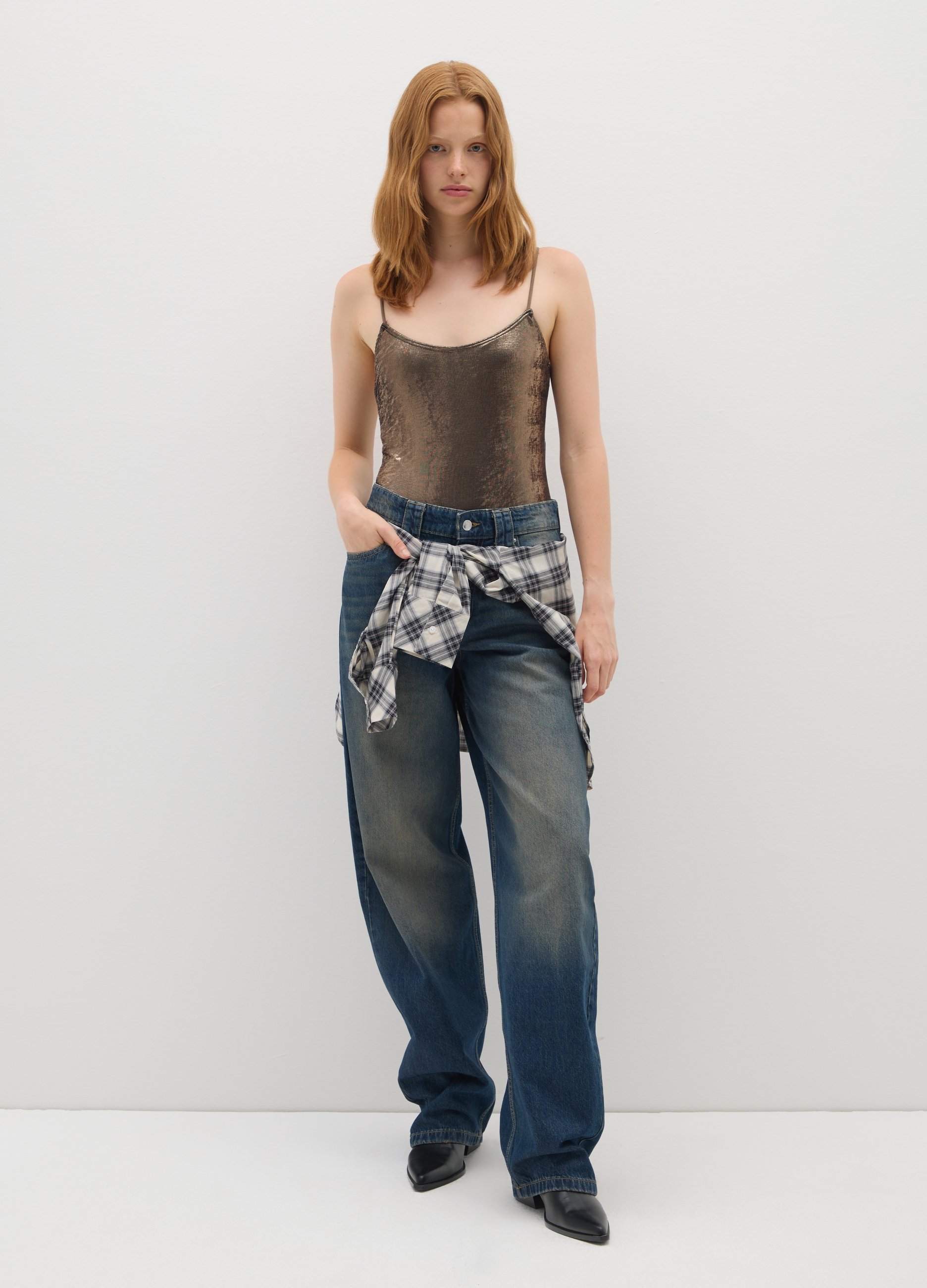 OVS, Jeans Skater De Puro Algodón Denim, Mujer, Azul vaquero, Talla: 36
