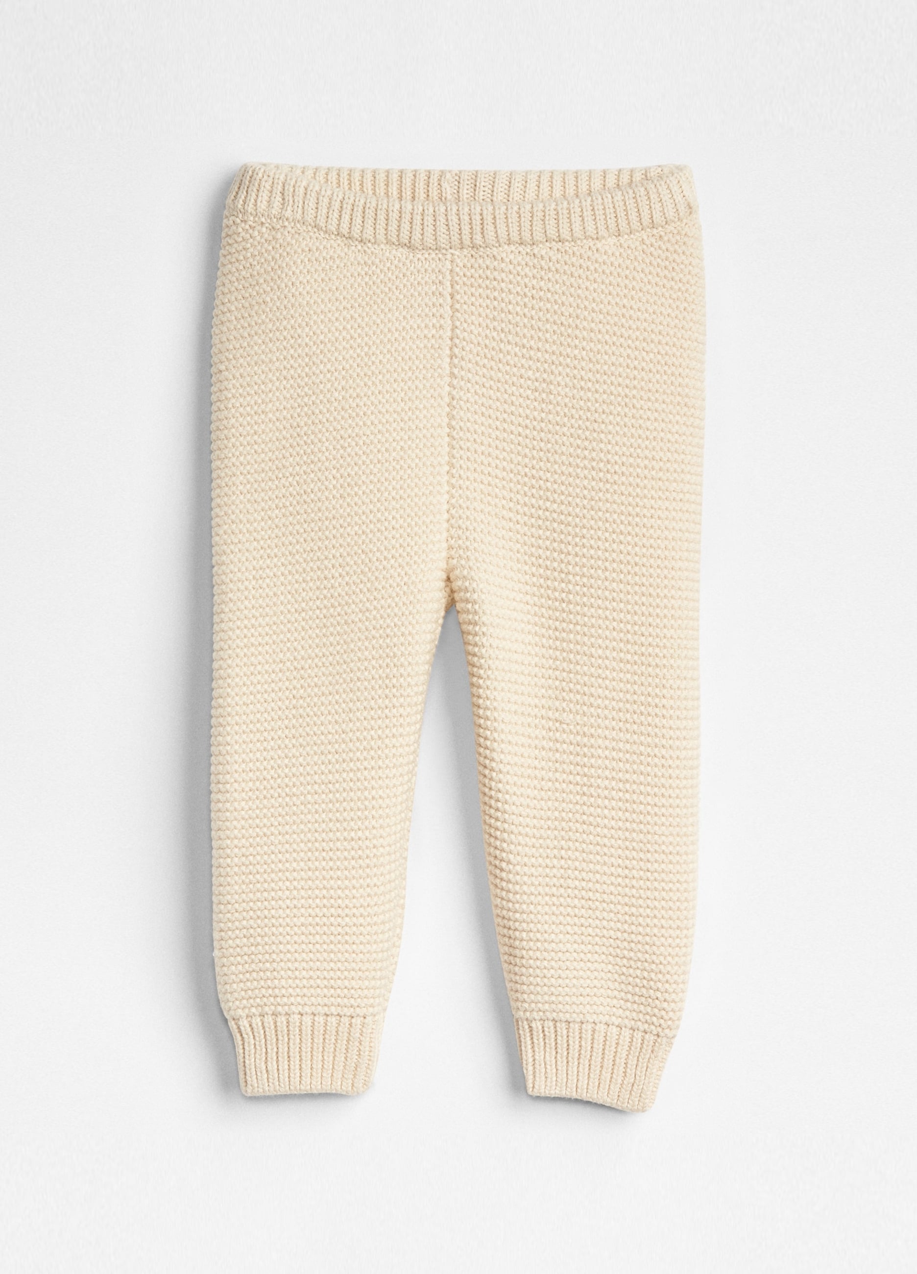 GAP KIDS, Pantaloni In Cotone Tricot, Unisex, Bianco, Taglia: 12-18M/74-79