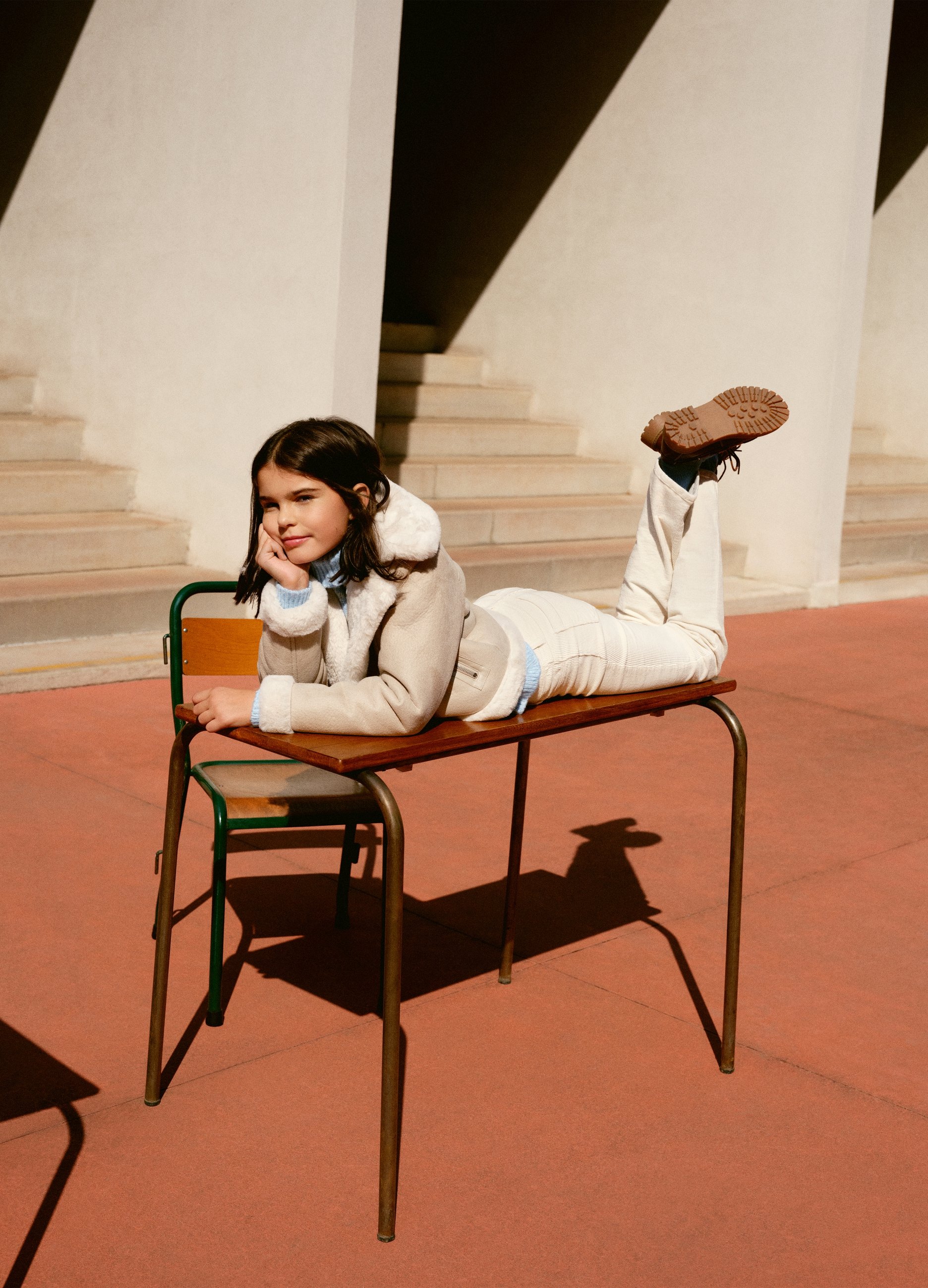 OVS KIDS, Giacca Da Ragazza Beige Slim Fit, Bambina, Beige, Taglia: 10-11