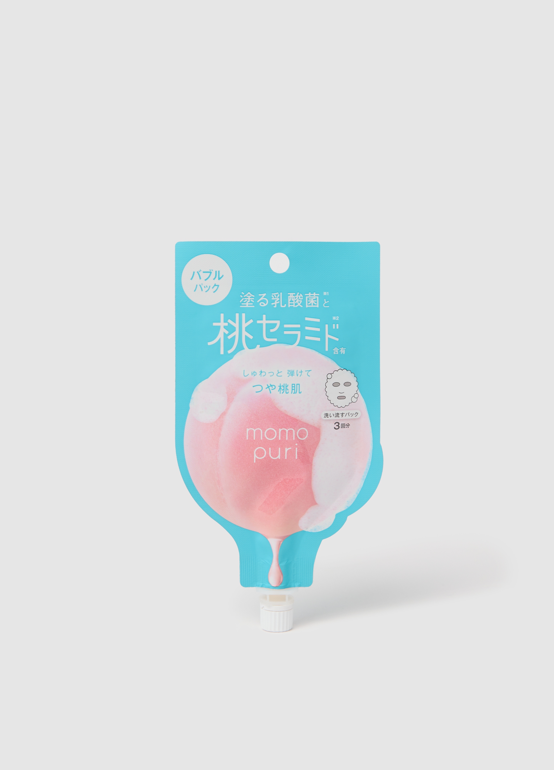 MOMOPURI, Maschera Viso Illuminante, Donna, Bianco, Taglia: FASUL