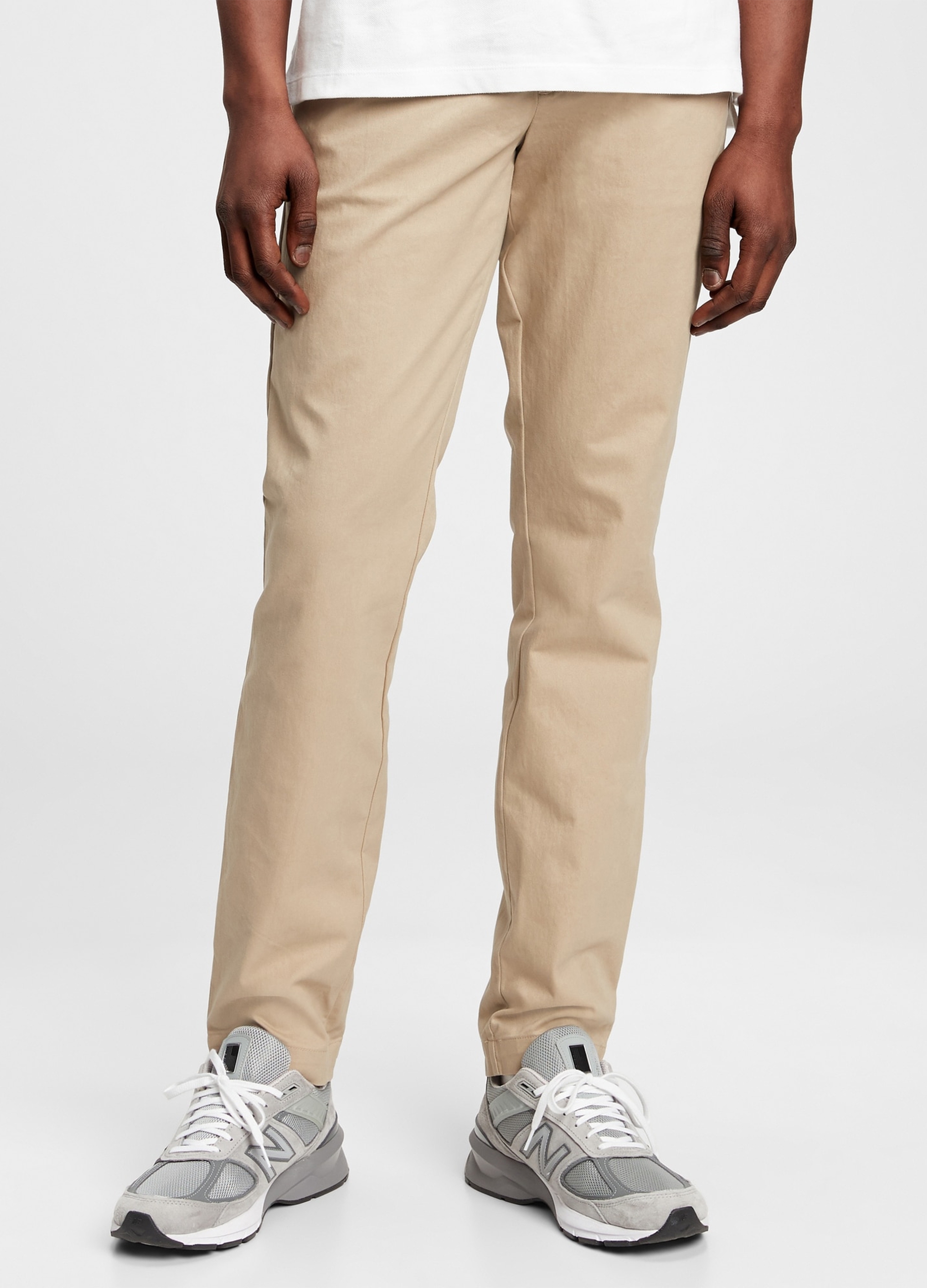 GAP, Pantaloni Chino Skinny Fit In Cotone Stretch, Uomo, Beige, Taglia: 28 x 30