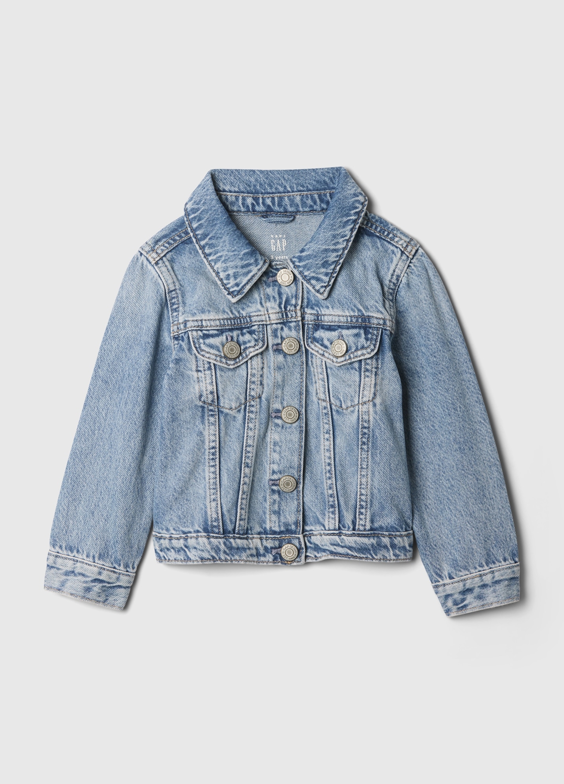 GAP KIDS, Giacca Denim, Unisex, Denim, Taglia: 5Y/107-114