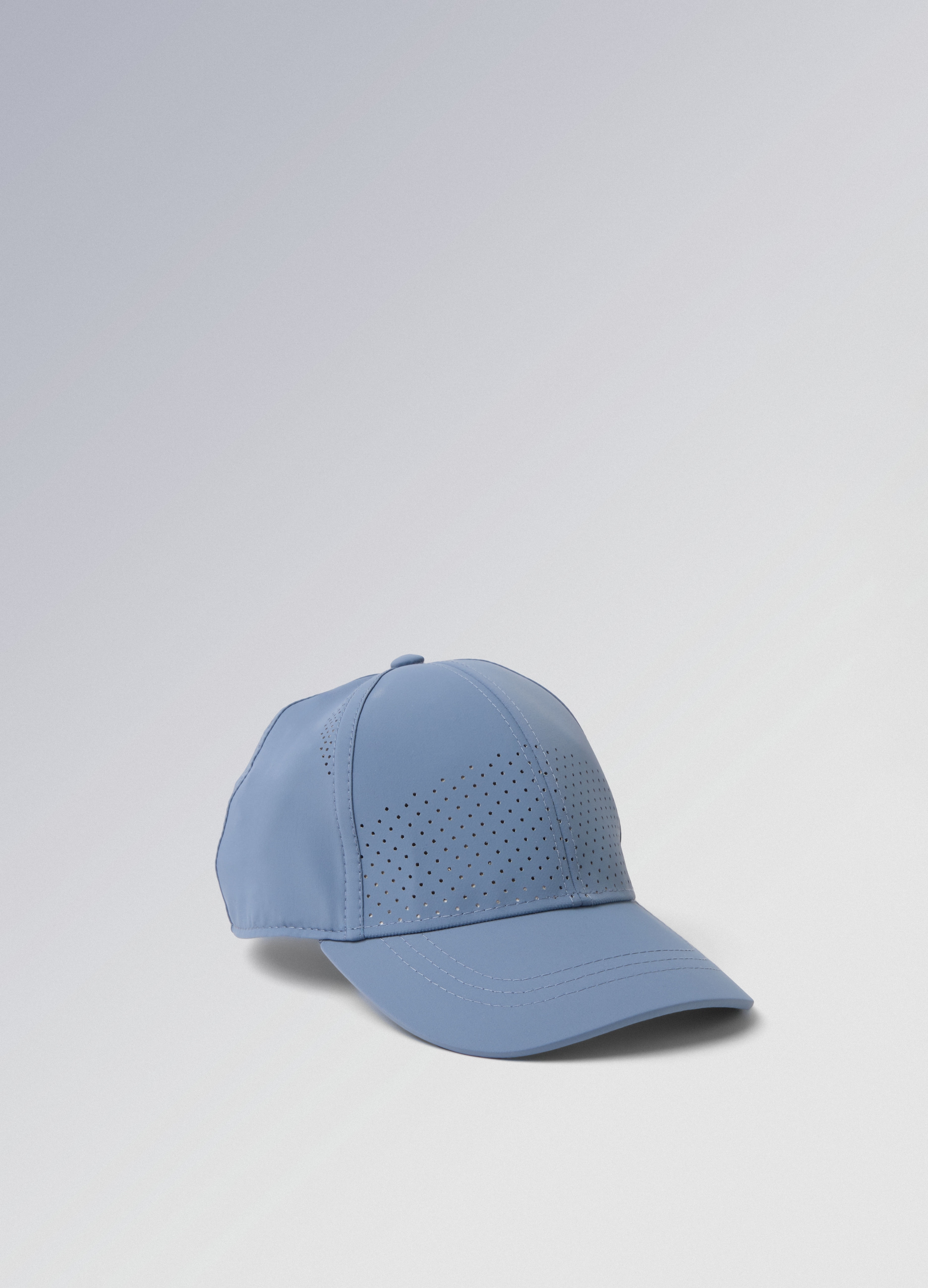 ALTAVIA COURT, Cappellino Sportivo Azzurro In Tessuto Elasticizzato Con Visiera Altavia Court, Bambino, Azzurro, Taglia: ONE SIZE