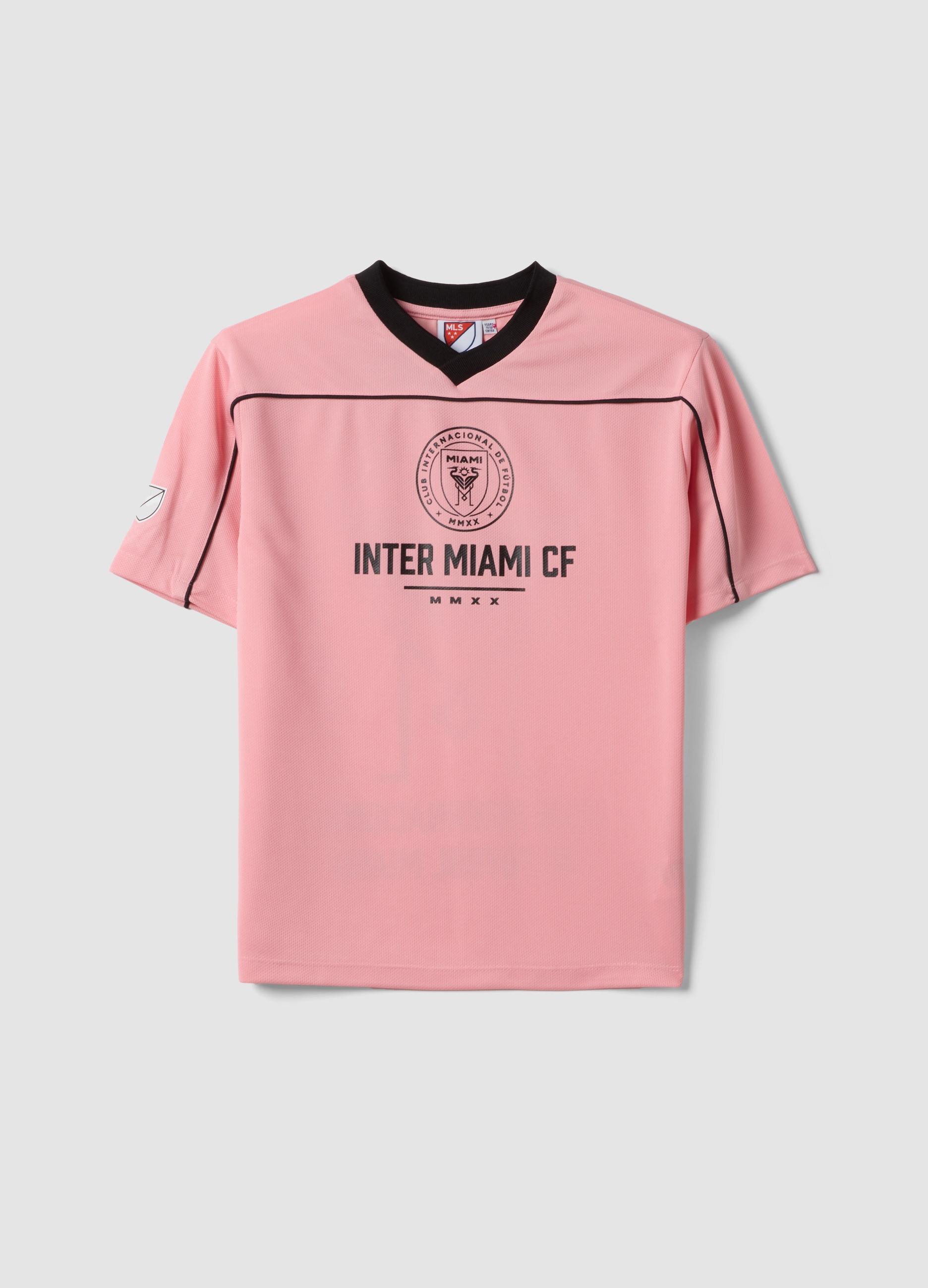 LICENZE NHL_MLS, T-shirt In Puro Cotone Rosa Regular Fit Inter Miami Cf, Unisex, Rosa, Taglia: 11-12
