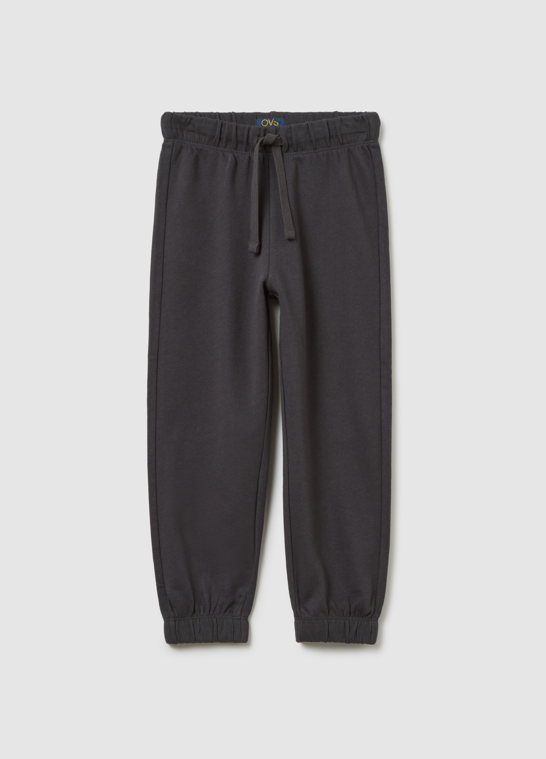 OVS, Pantaloni Jogger Grigi In Tessuto Felpato, Junge, Schiefergrau, Größe: 4-5