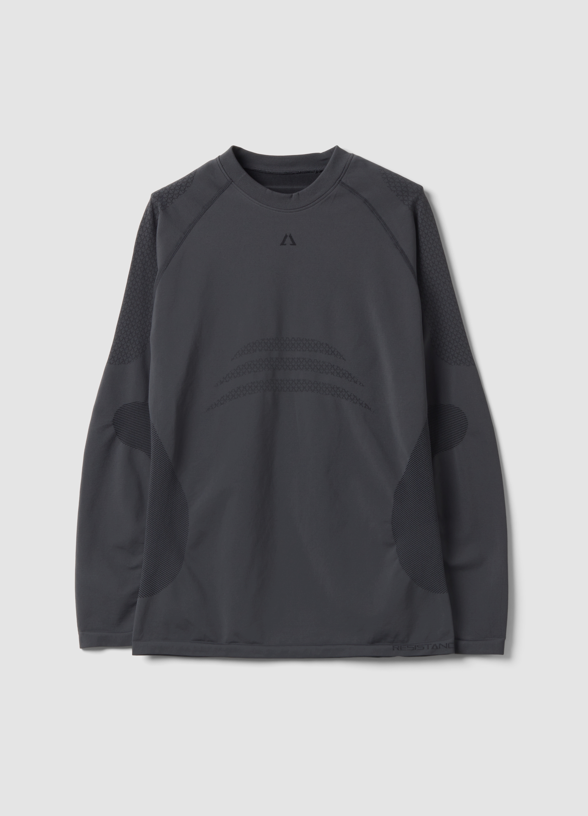 ALTAVIA, T-shirt Termica Grigia In Tessuto Elasticizzato 2 Way Stretch Altavia Running, Uomo, Grigio, Taglia: S/M