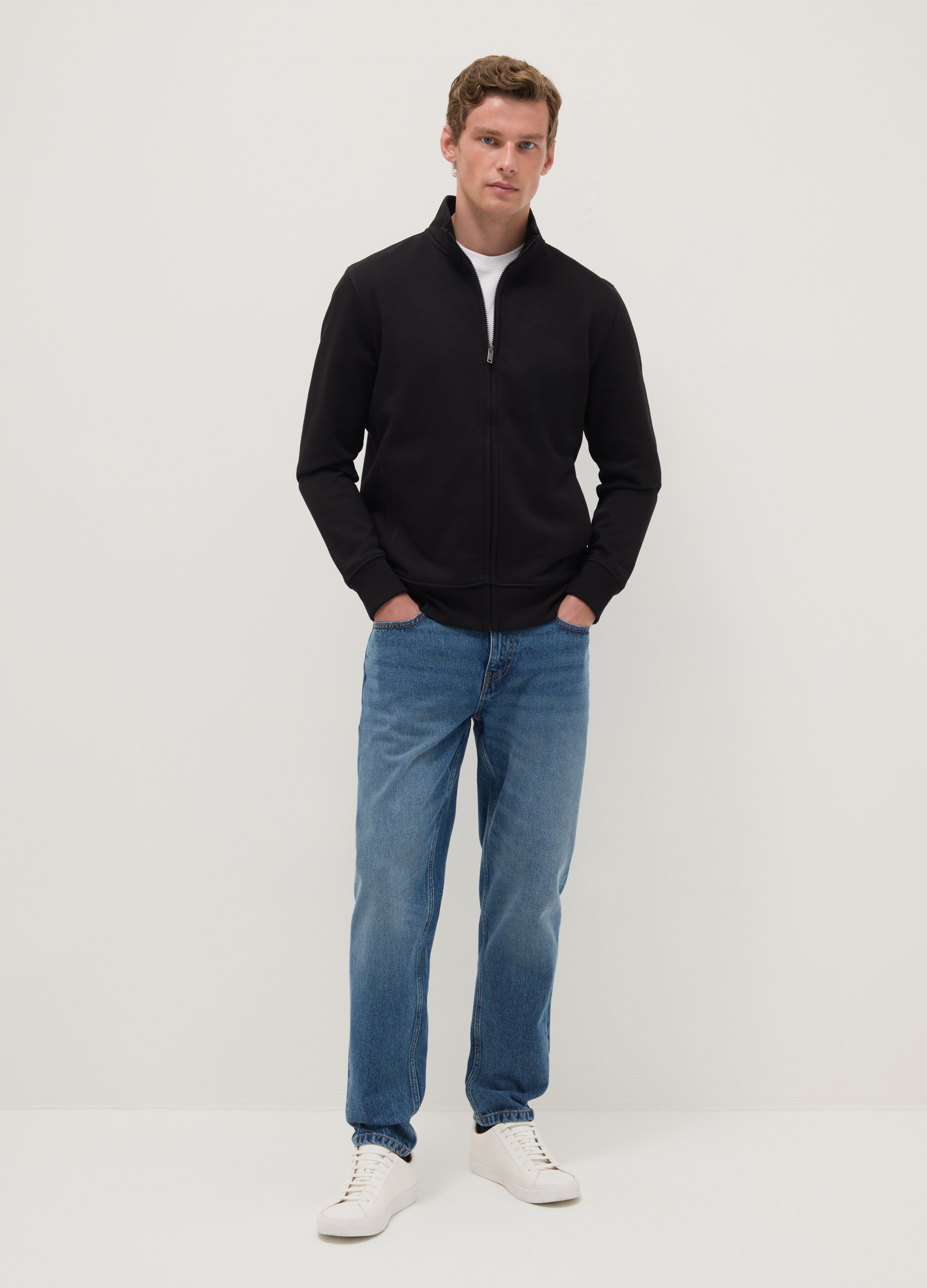 Vaqueros Azul De Algodón Puro Ajuste Regular, Hombre, Blu Bluette, Talla: 52