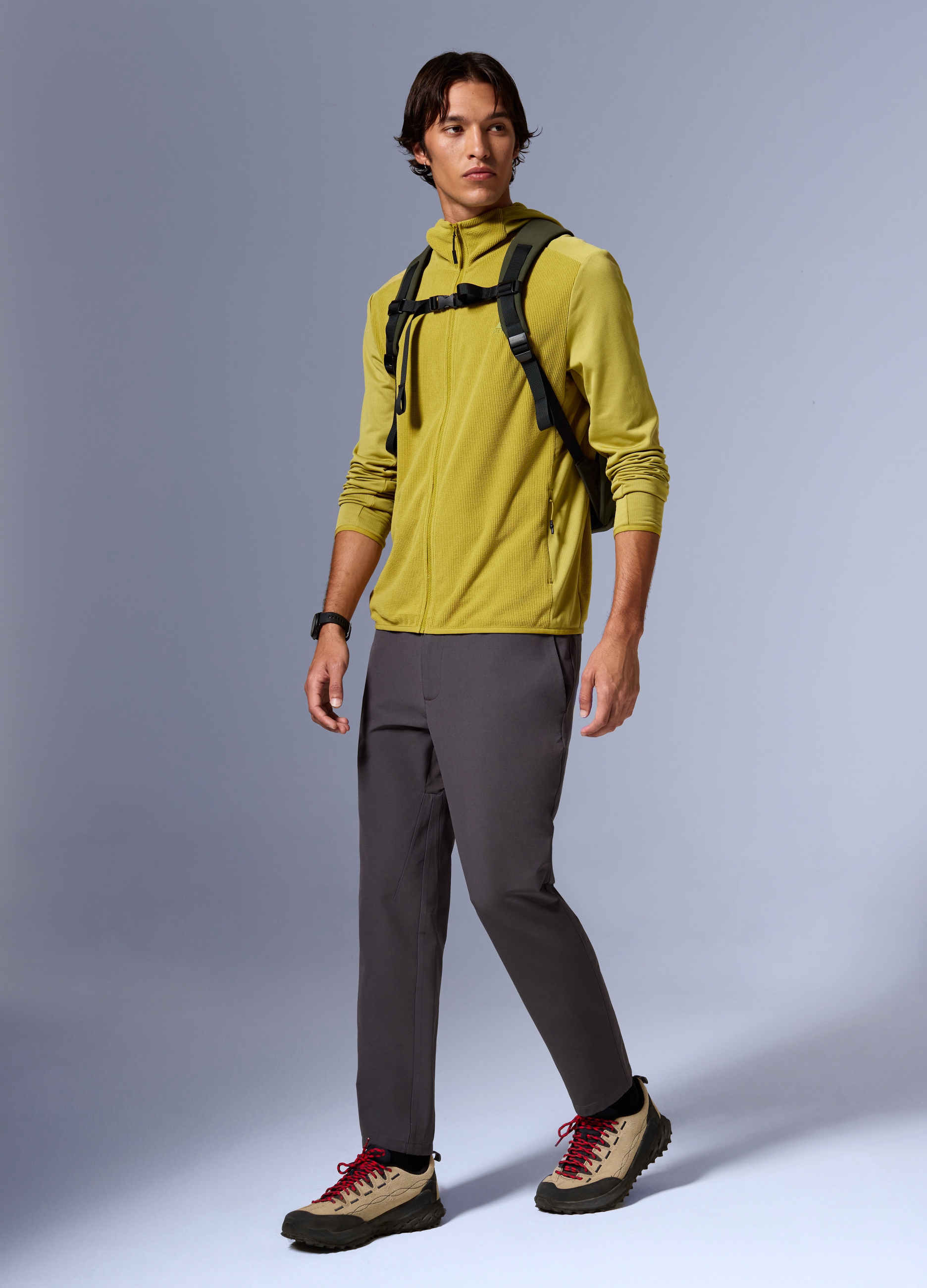 OVS, Sudadera Con Capucha De Forro Polar Waffle Altavia With Deborah Compagnoni, Unisex, Amarillo mostaza, Talla: S
