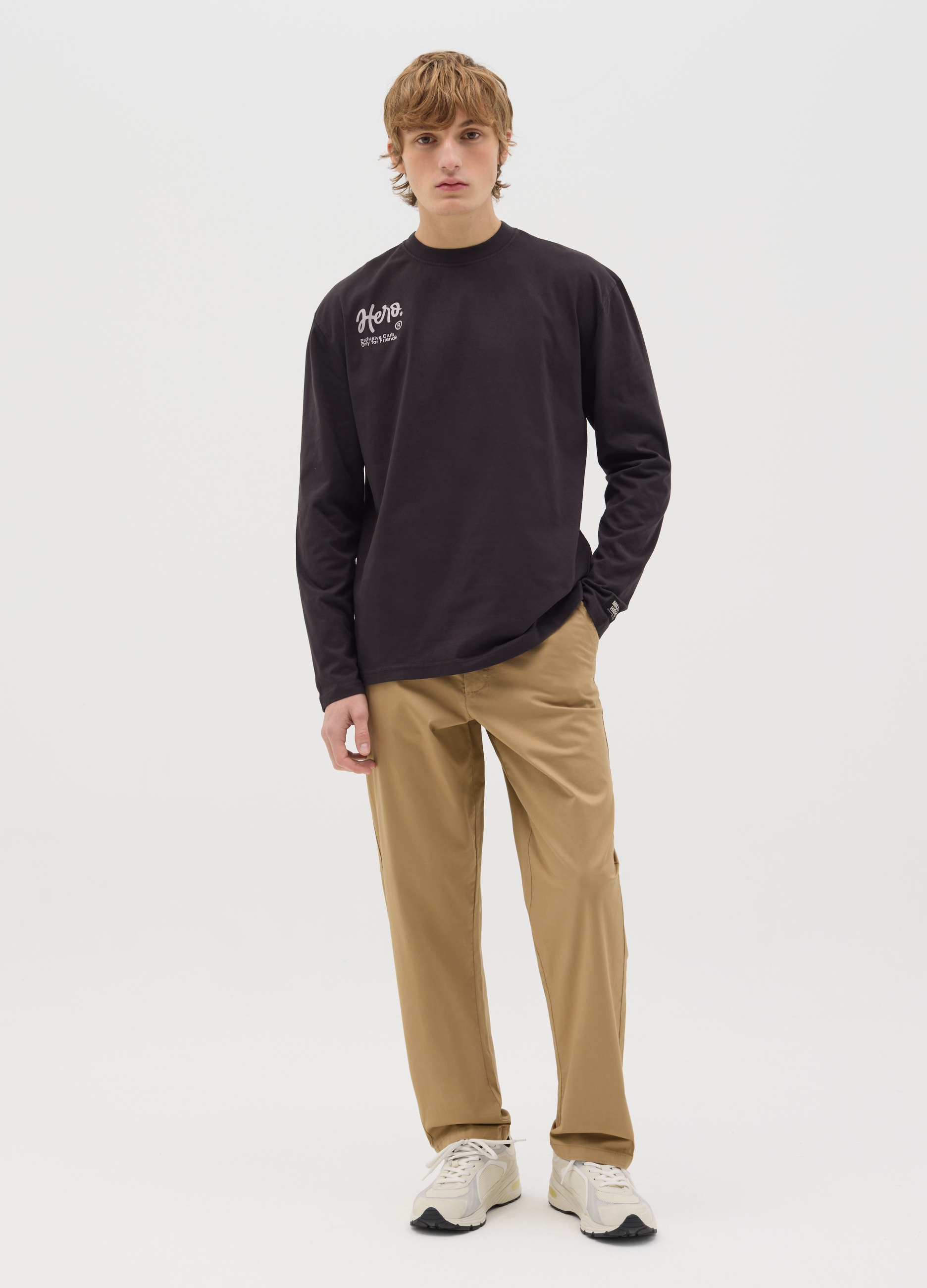 OVS, Chinos De Algodón Elástico Beige, Unisex, Beige, Talla: 52