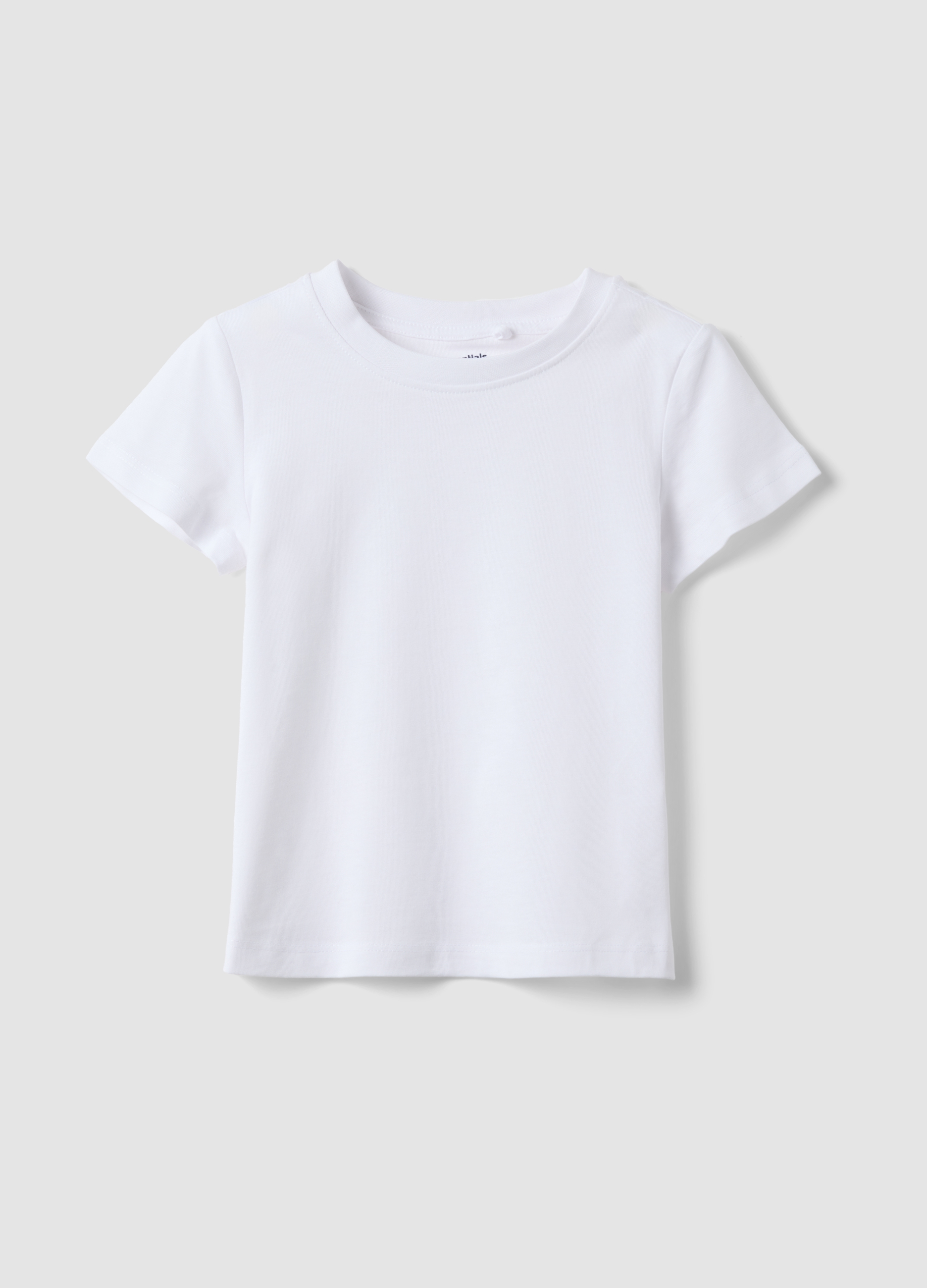 OVS KIDS, Camiseta Blanca De Manga Corta De Algodón Puro Para Niña, Niña, Blanco, Talla: 6-7