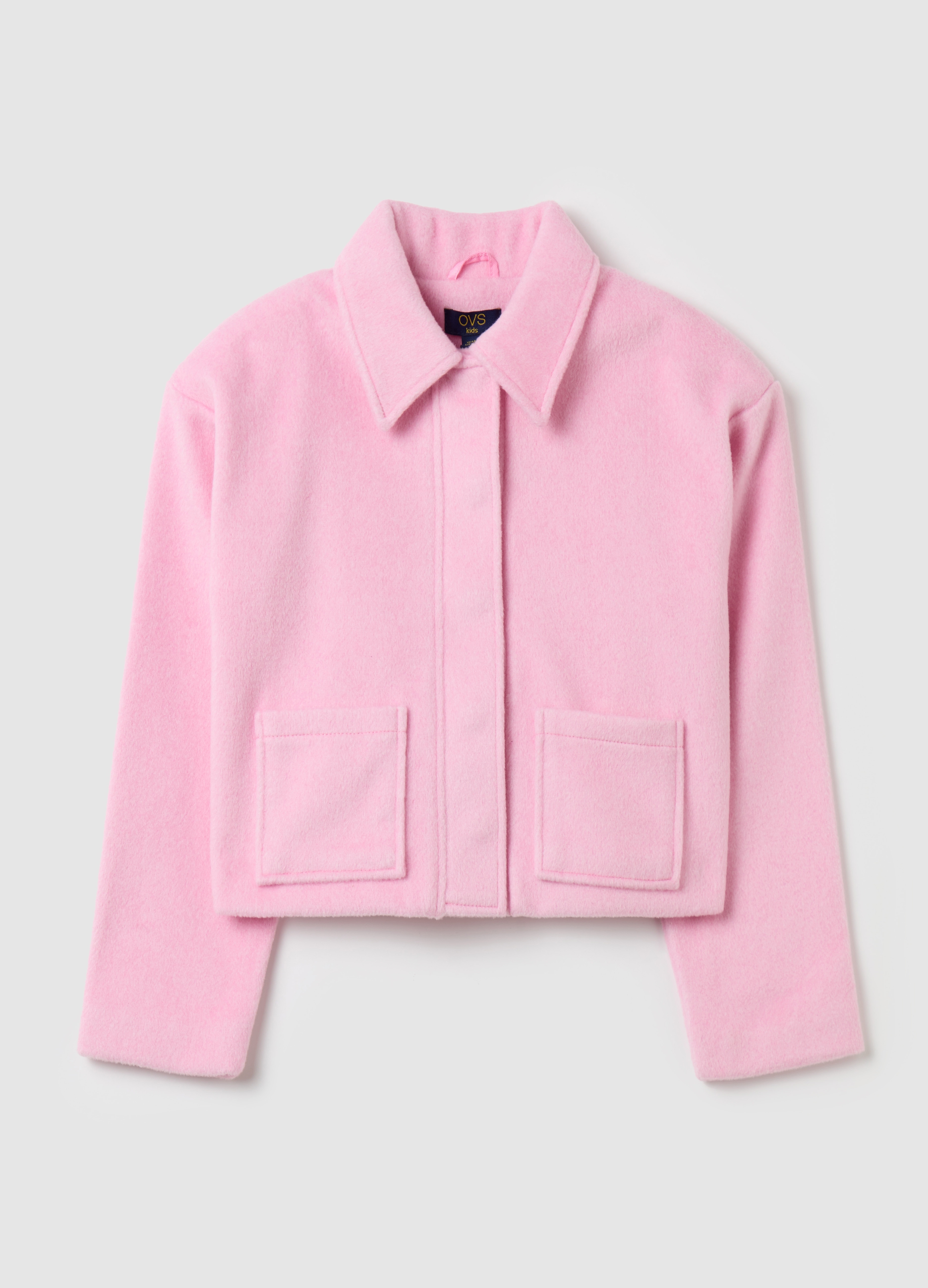 OVS KIDS, Chaqueta De Paño Con Bolsillos, Niña, Rosa pastel, Talla: 8-9