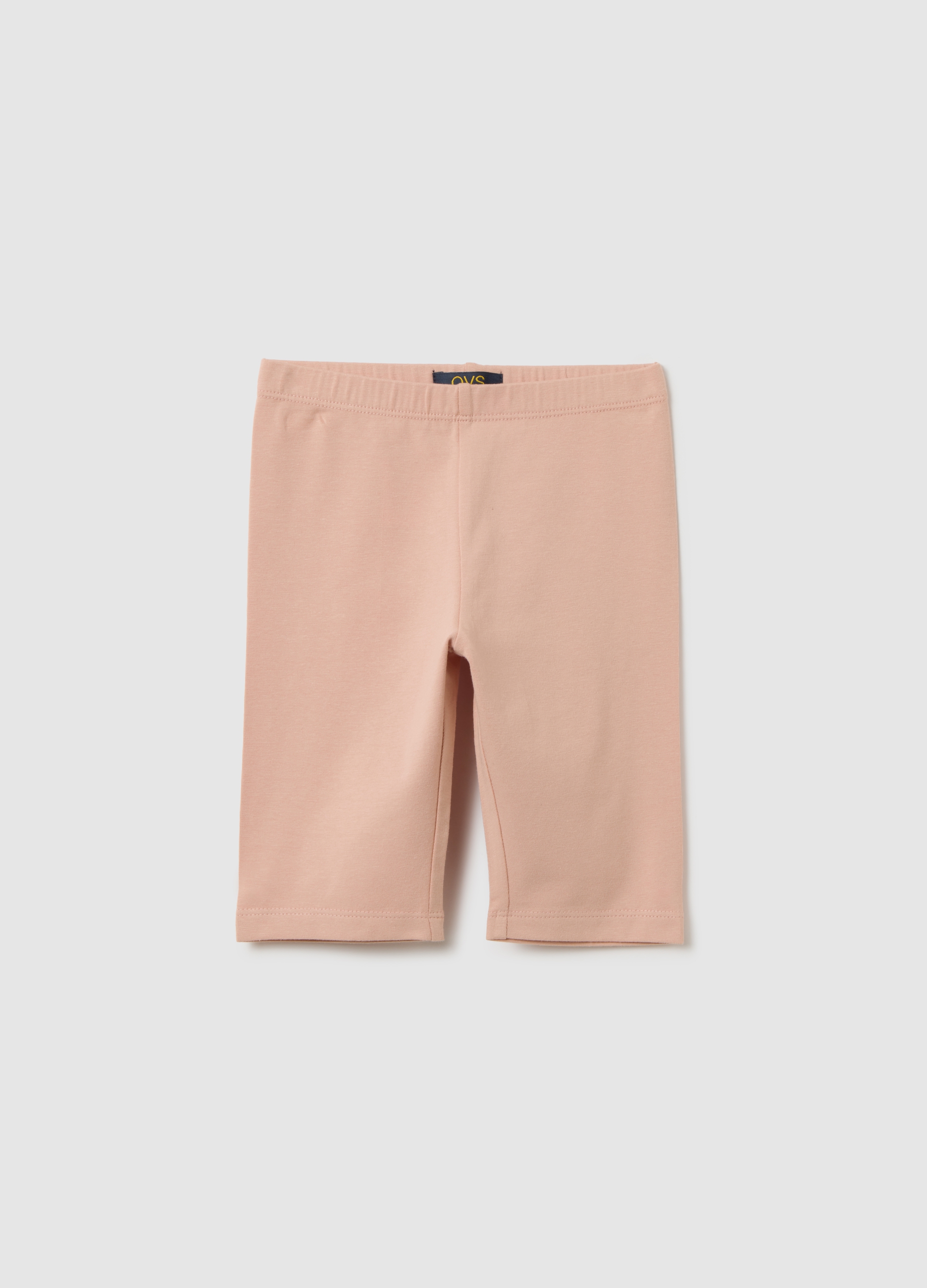 OVS, Pantaloncini Da Bambina In Misto Cotone Rosa Skinny Fit, Rosa, Taglia: 3-4