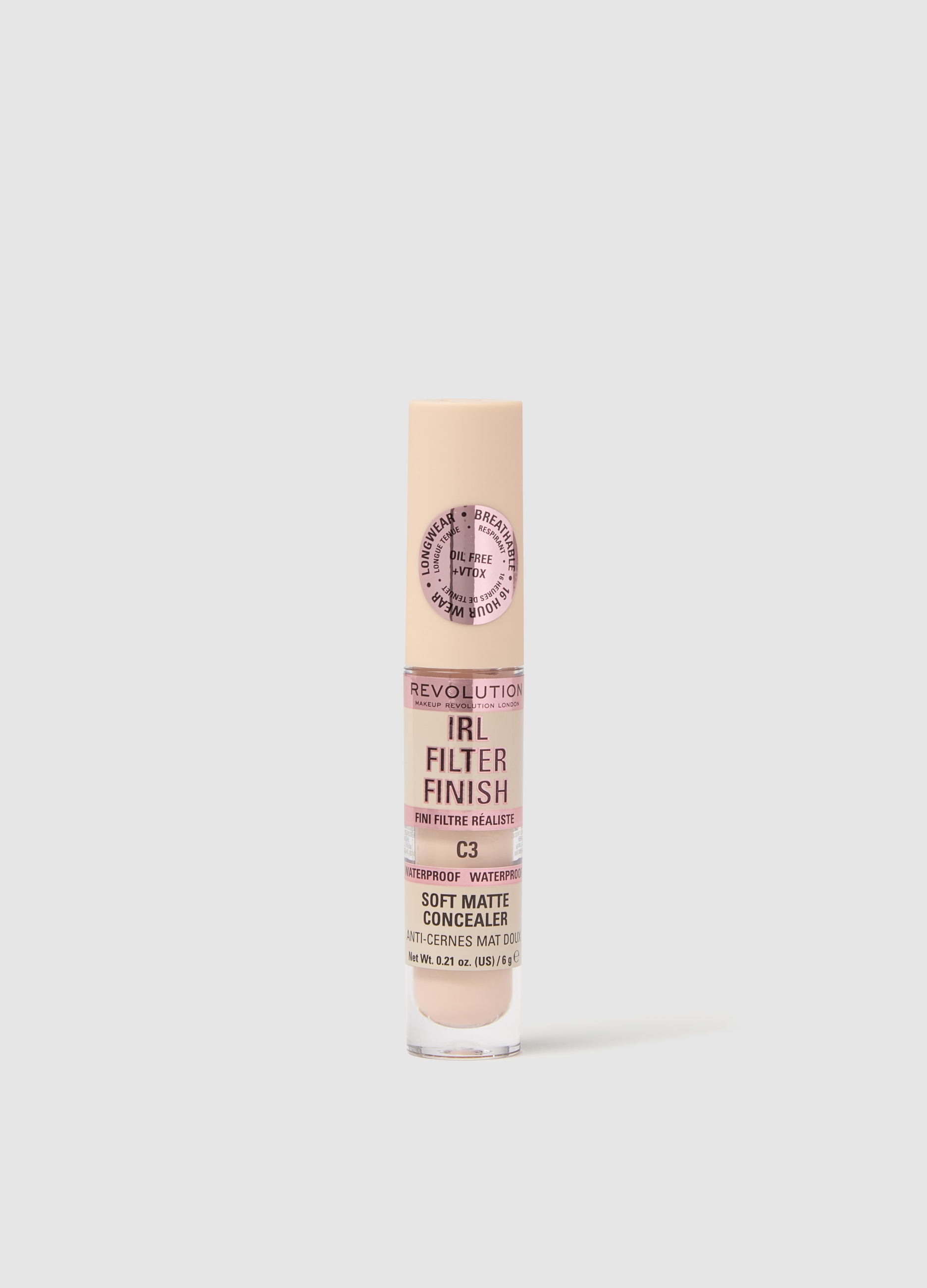 REVOLUTION, Irl Filter Finish Correttore C3, Donna, Rosa, Taglia: FASUL