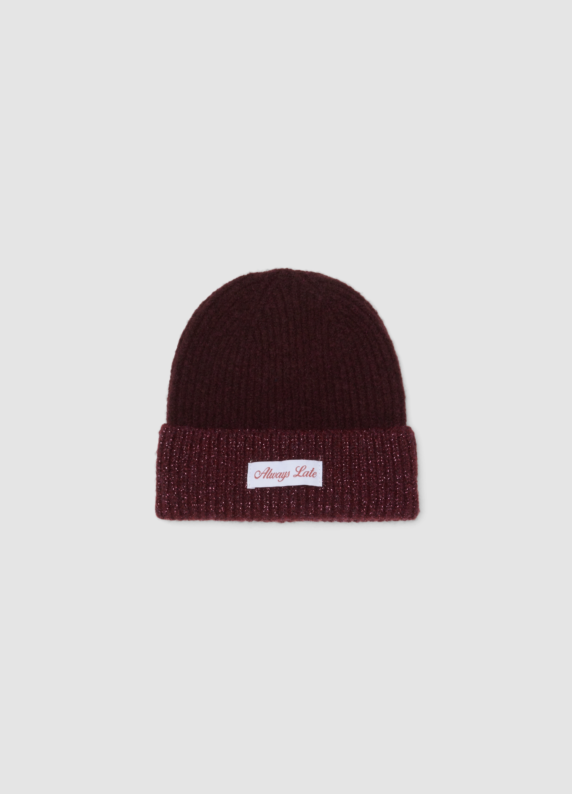 OVS KIDS, Cappellino Rosso In Lana Elasticizzata A Coste, Bambina, Rosso, Taglia: 54