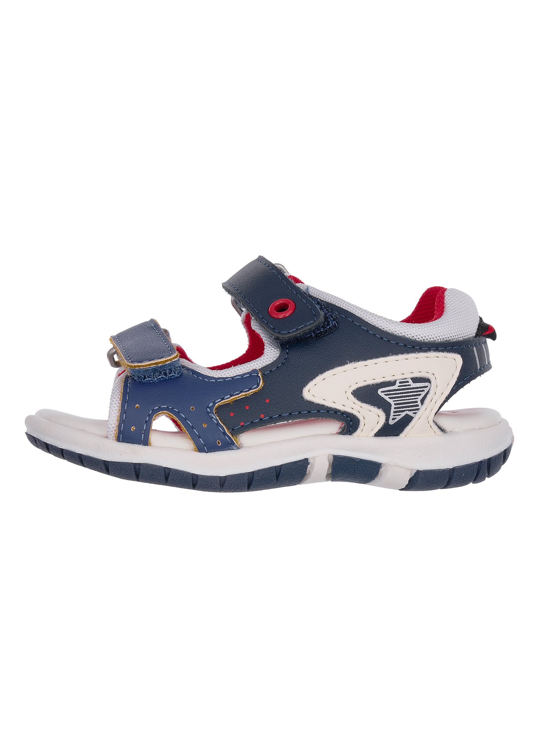 CHICCO, Sandalias Multicolores Con Cierre De Velcro Para Niños, Niño, Azul/Blanco, Talla: 24