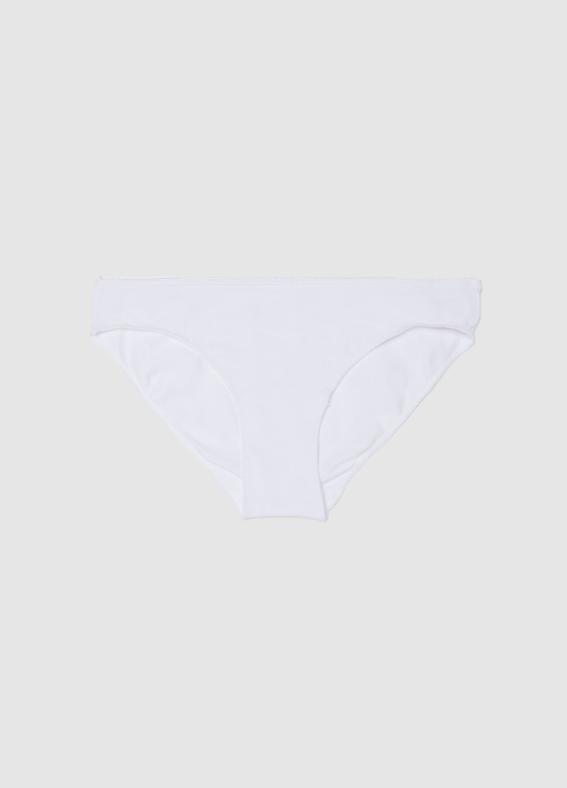 OVS KIDS, Braguitas Blancas De Algodón Elástico Ajuste Regular Para Niñas, Unisex, Blanco óptico, Talla: 14-15