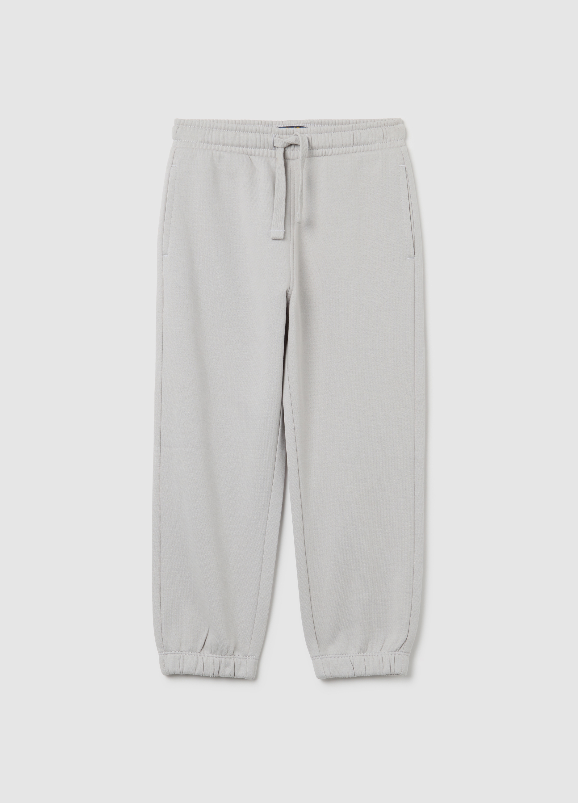 OVS KIDS, Jogger Infantil De Algodón Puro Gris Ajuste Regular, Niño, Gris claro, Talla: 4-5