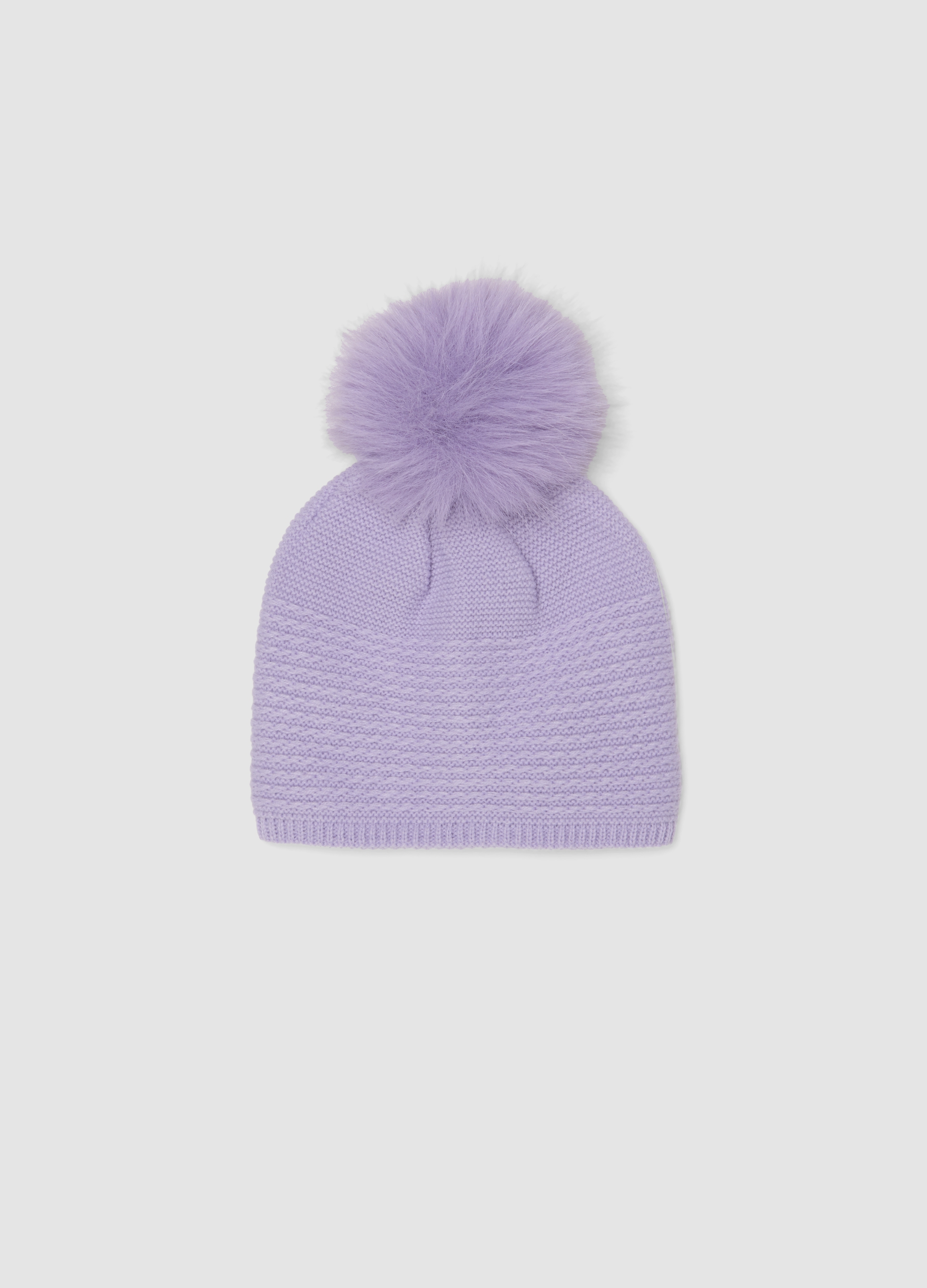 OVS KIDS, Cappello Viola Con Pompon, Bambina, Viola, Taglia: 54