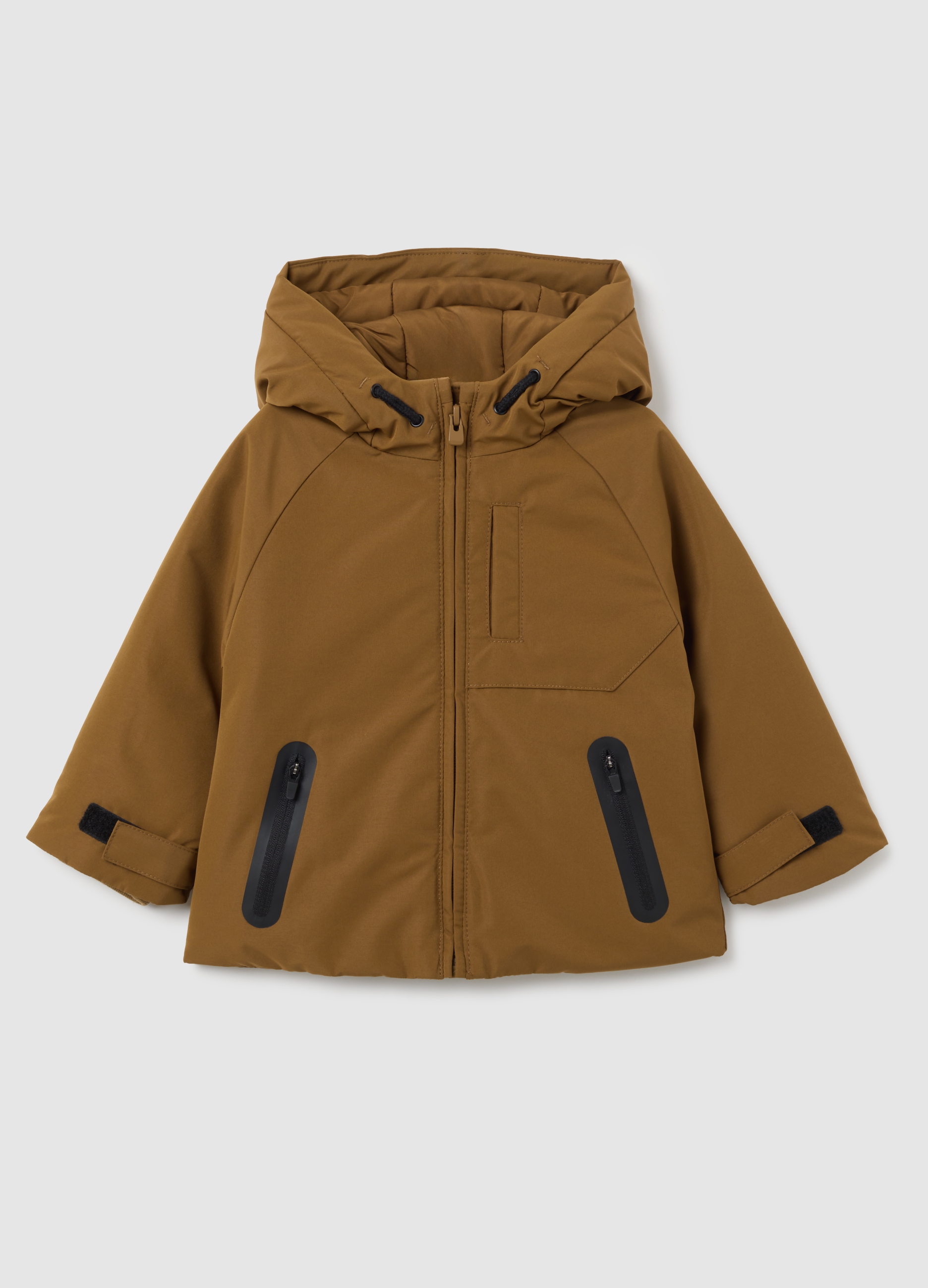 FAGOTTINO, Giacca Da Bambino In Marrone Regular Fit Con Cappuccio, Marrone, Taglia: 24-30