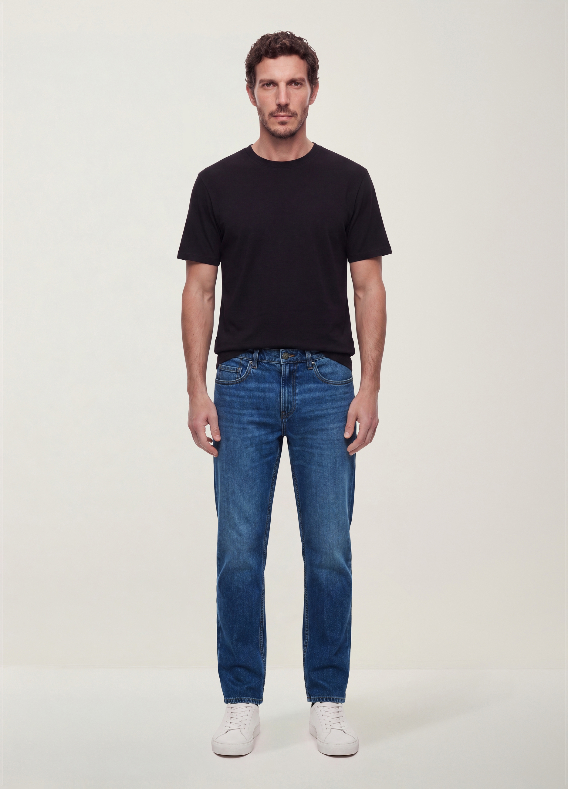 REPUBLIC OF DENIM, Jeans Denim Regular Fit In Puro Cotone, Uomo, Denim, Taglia: 56