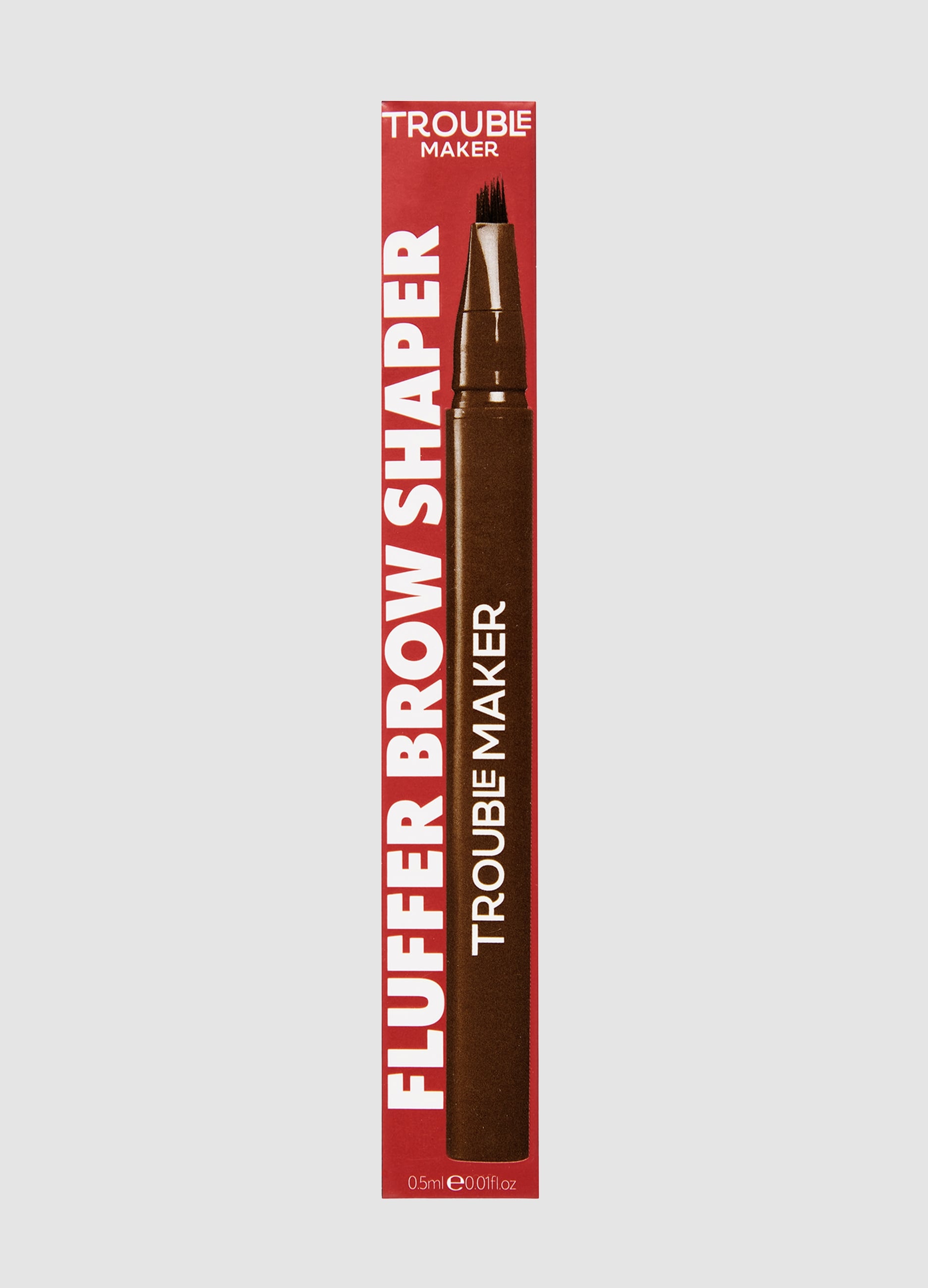 OVS, Fluffer Brow Brush Natural Brow Pen Dark Brown 0.5ml, Unisex, , Taglia: FASUL