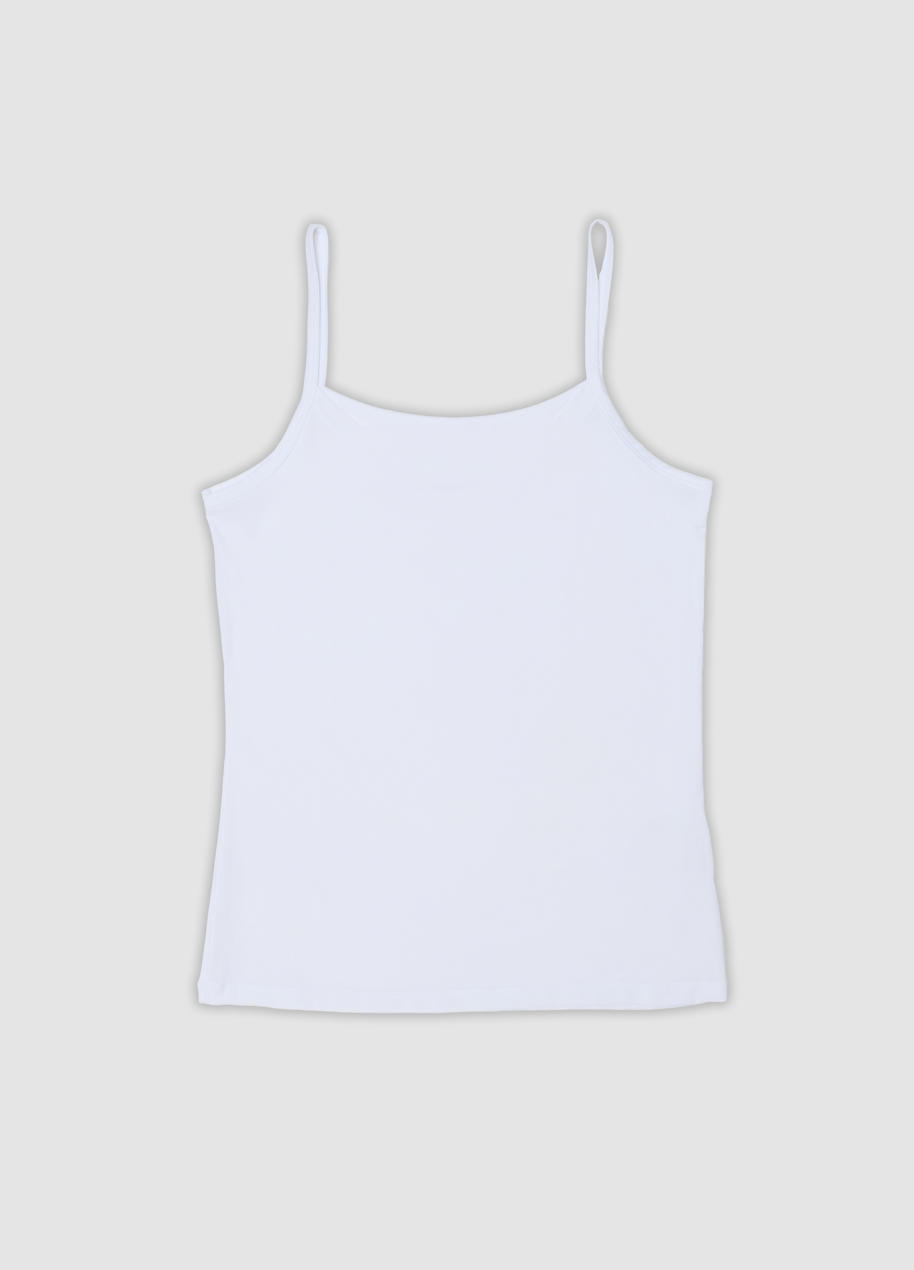 OVS, Canottiera Bianca In Tessuto Elasticizzato Con Girocollo Regular Fit, Donna, Bianco, Taglia: XL