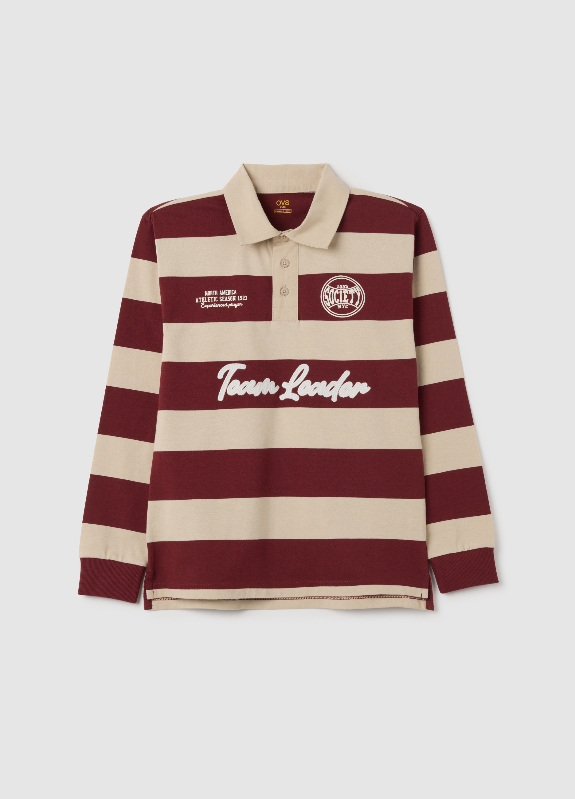 OVS, T-shirt Da Ragazzo In Puro Cotone Multicolor Oversize A Righe, Bambino, Multicolor, Taglia: 10-11