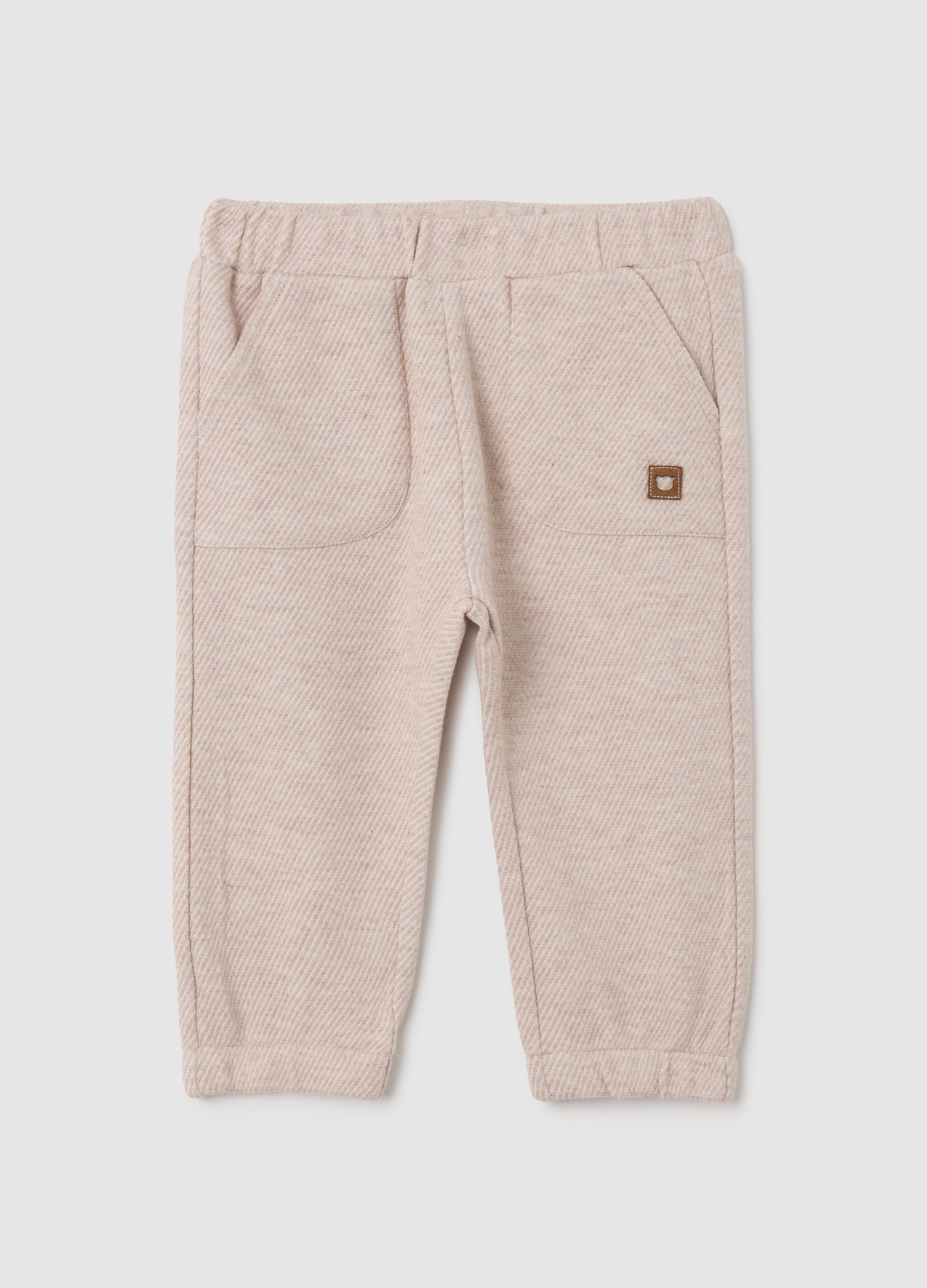 FAGOTTINO, Pantaloni Da Neonato In Cotone Beige, Beige, Taglia: 3-6