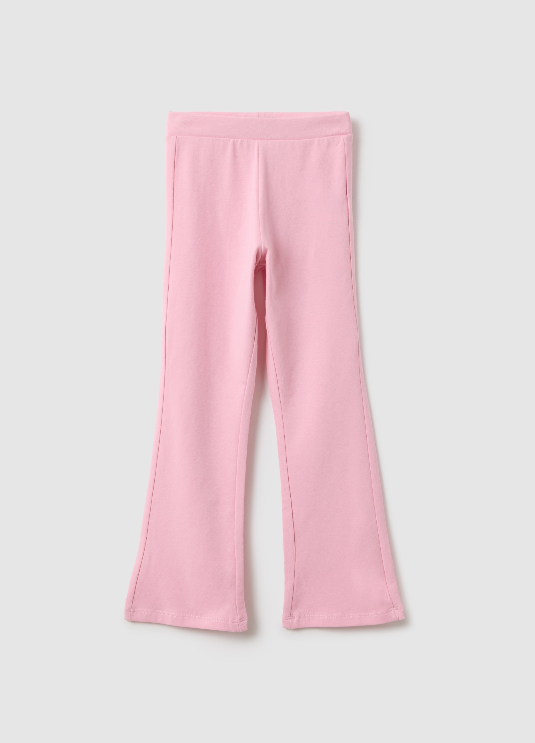 OVS KIDS, Leggings Rosas De Algodón Elástico Para Niña Fit Flare, Niña, Rosa Claro, Talla: 7-8
