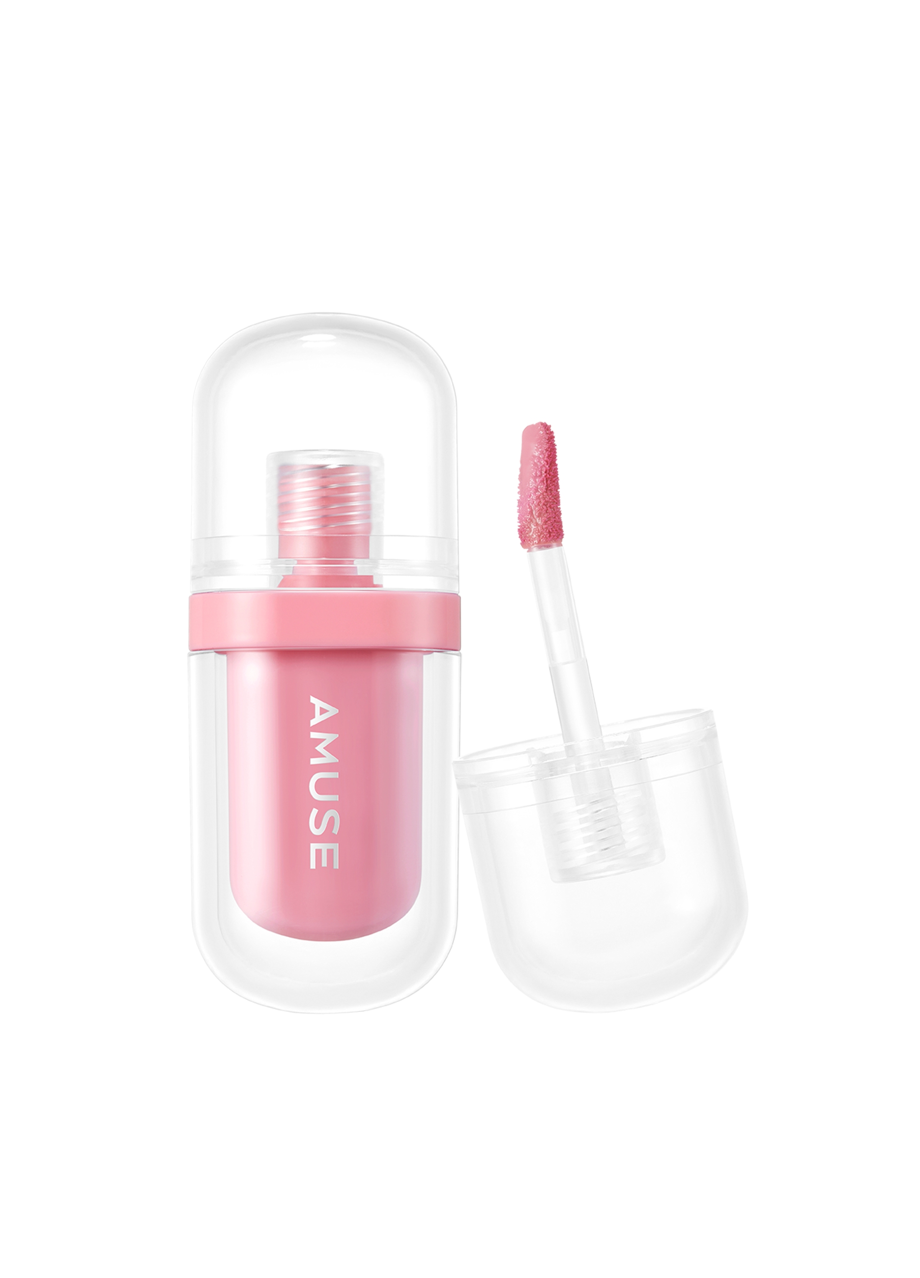 AMUSE, Tinta Labbra Dal Fantastico Effetto Glossy. Colore Vibrante E Labbra Idratate Per 12 Ore - Make-up Coreano, Donna, Rosa, Taglia: FASUL