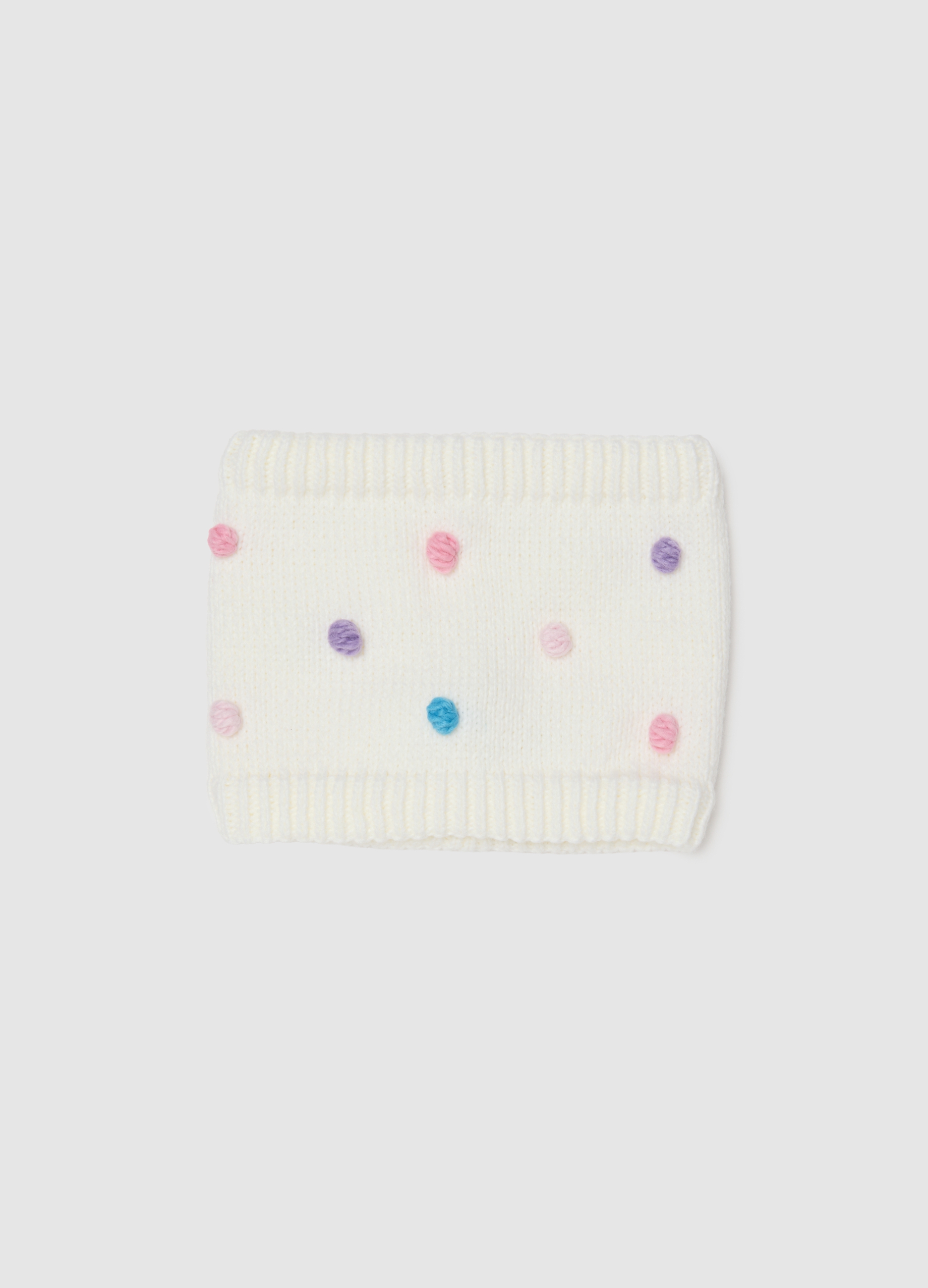 OVS KIDS, Scaldacollo Da Bambina Bianco, Niña, Blanco/rosa, Talla: FASUL