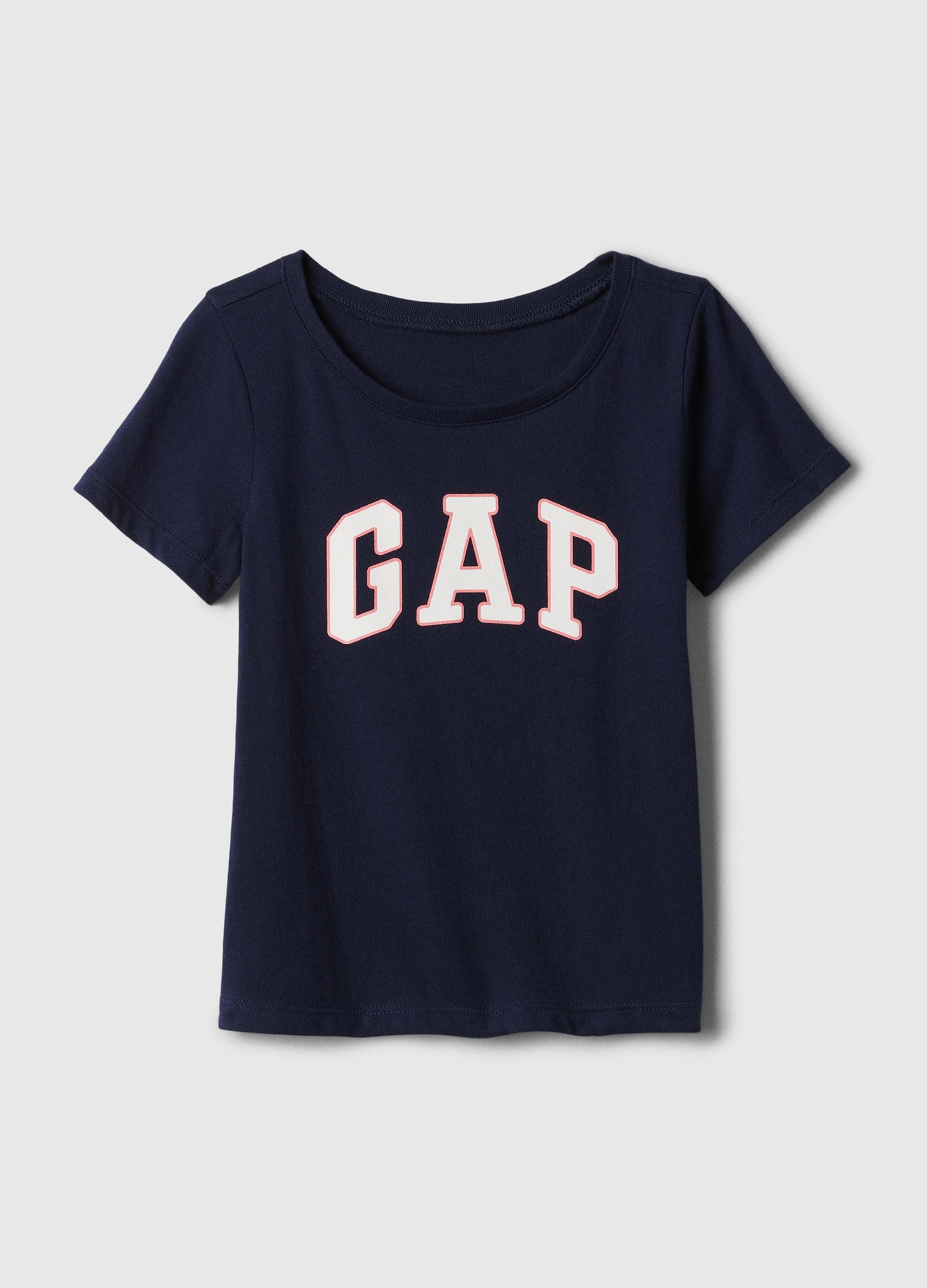 GAP KIDS, T-shirt A Maniche Corte In Cotone Con Logo Gap, Bambina, Blu, Taglia: 4Y/99-107
