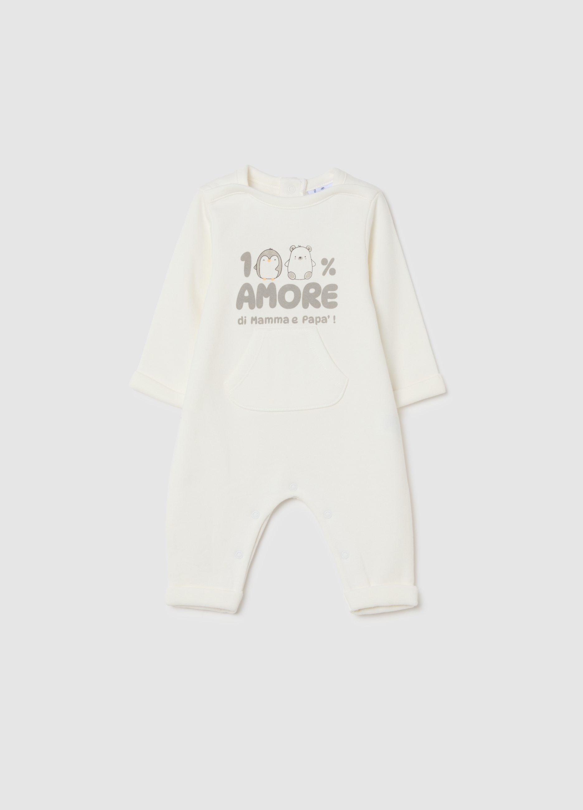 FAGOTTINO, Ranita Blanca De Algodón Para Recién Nacido, Unisex, Blanco, Talla: 1-3