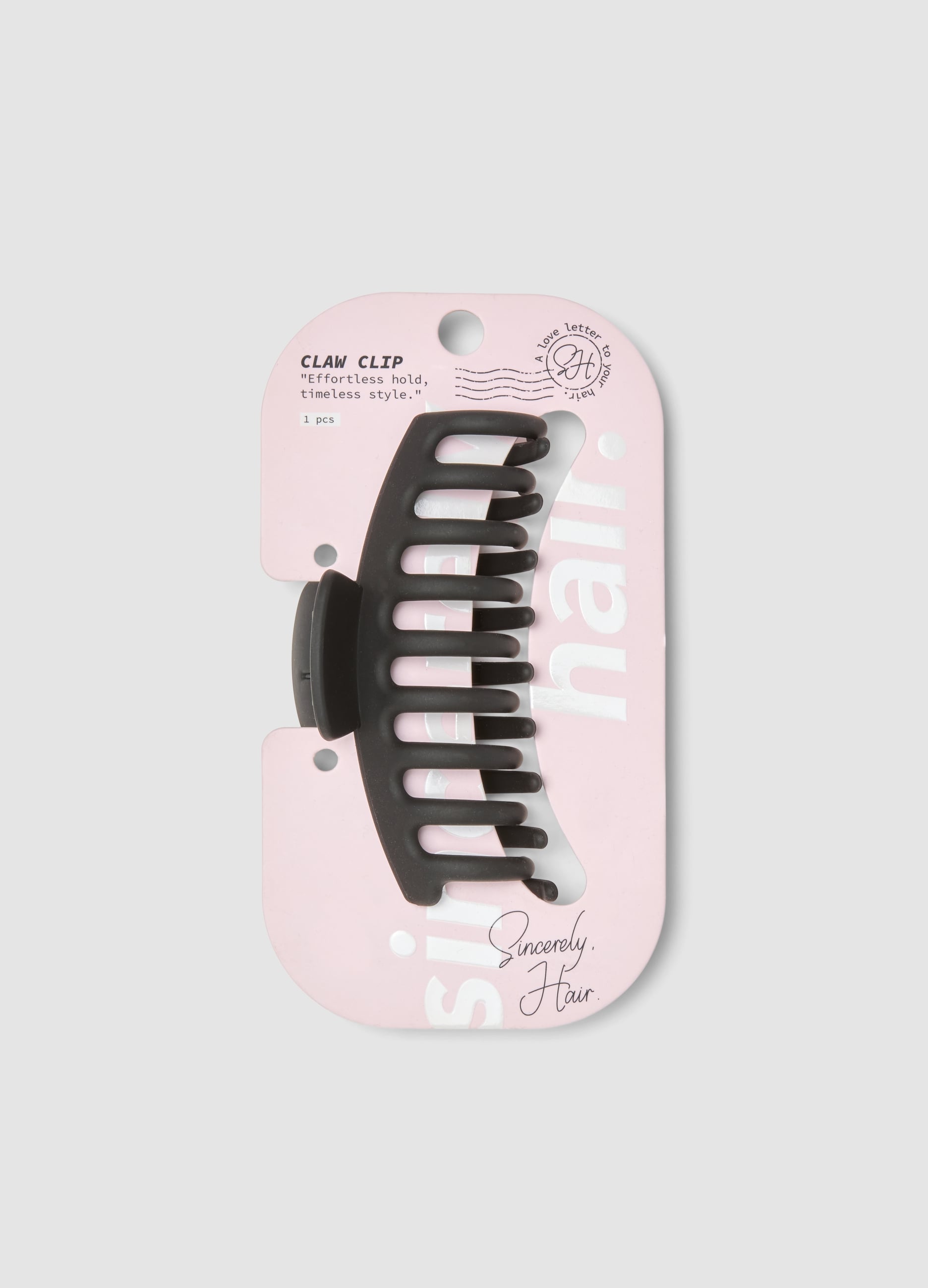 SINCERELY HAIR, Sincerely Hair Big Claw Clip Black, Unisex, Nero, Taglia: FASUL