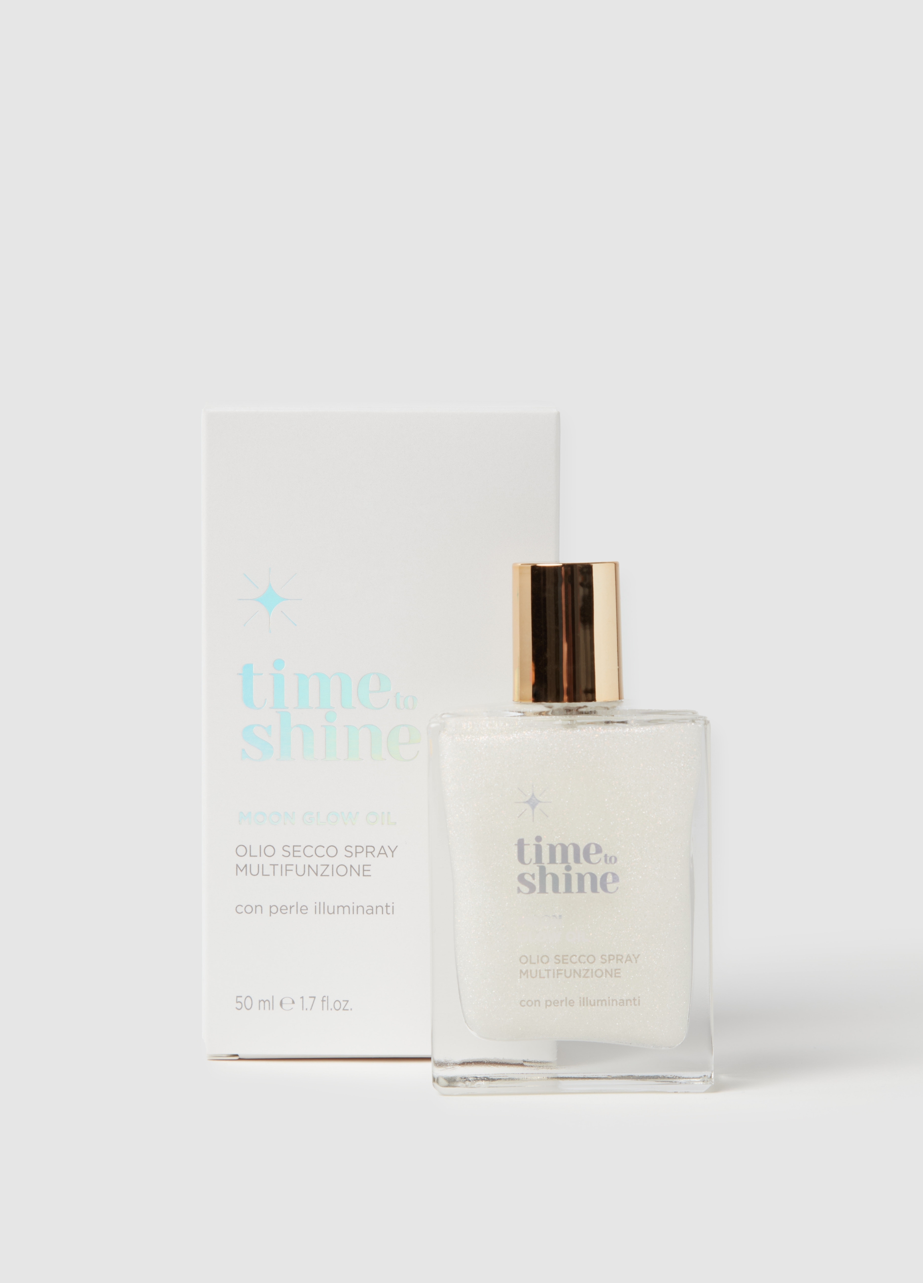 TIME TO SHINE, Olio Secco In Spray Time To Shine Moon Glow, Donna, Grigio, Taglia: FASUL