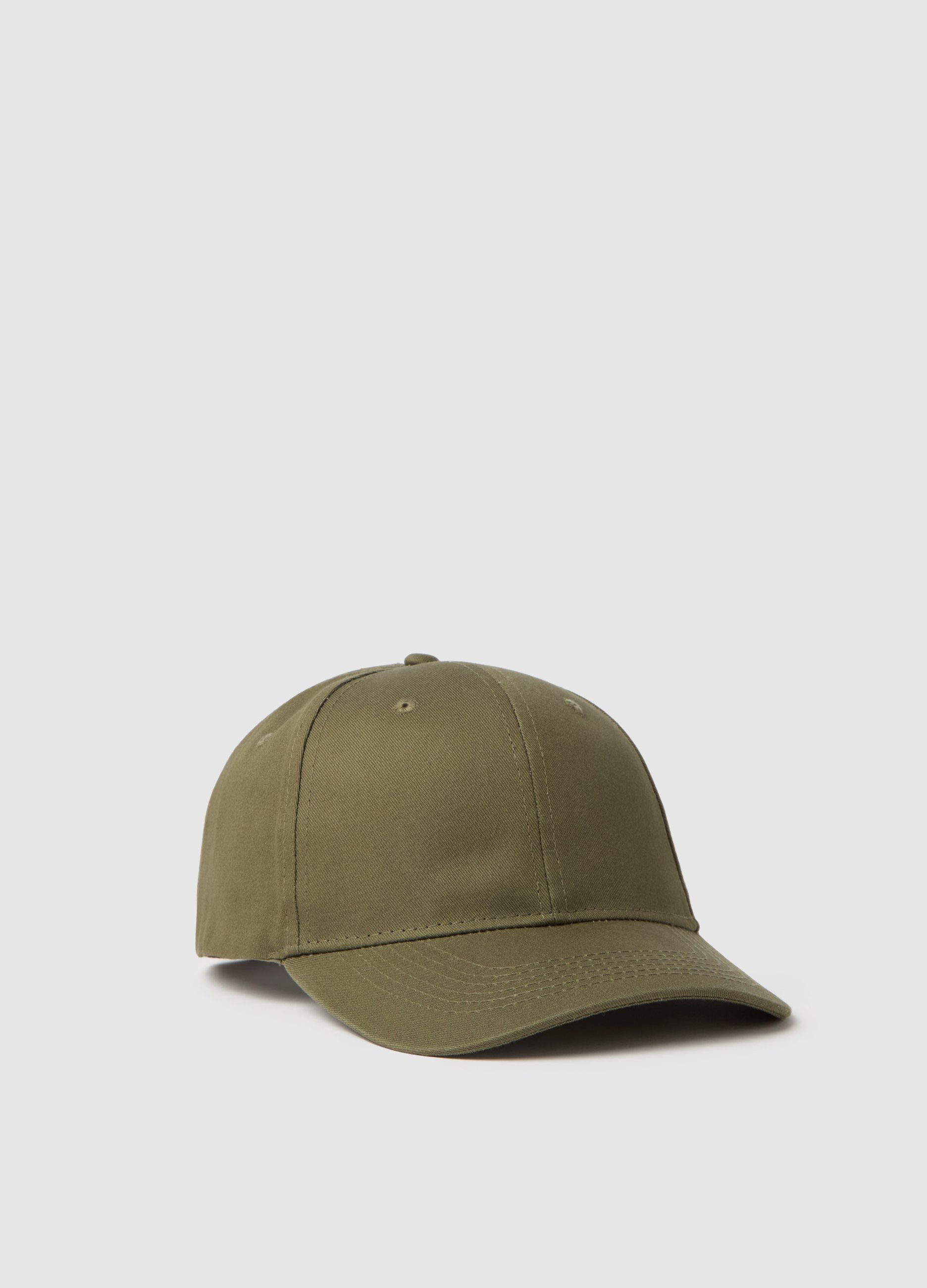 OVS , Cappello Da Baseball In Cotone, Uomo, Verde, Taglia: ONE SIZE