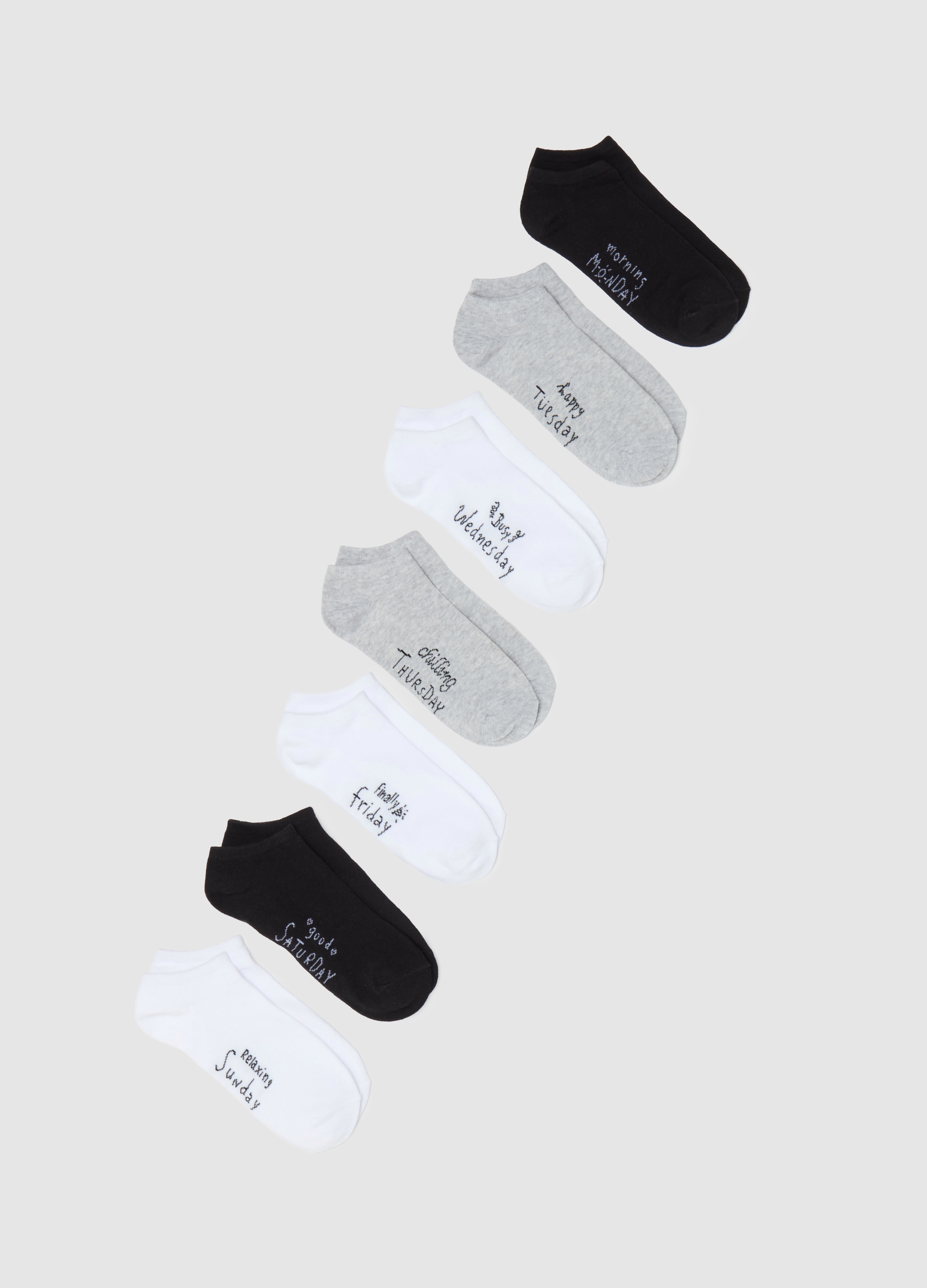 OVS , Multipack Pariscarpa Con Giorni Della Settimana, Donna, Multicolor, Taglia: 36-38