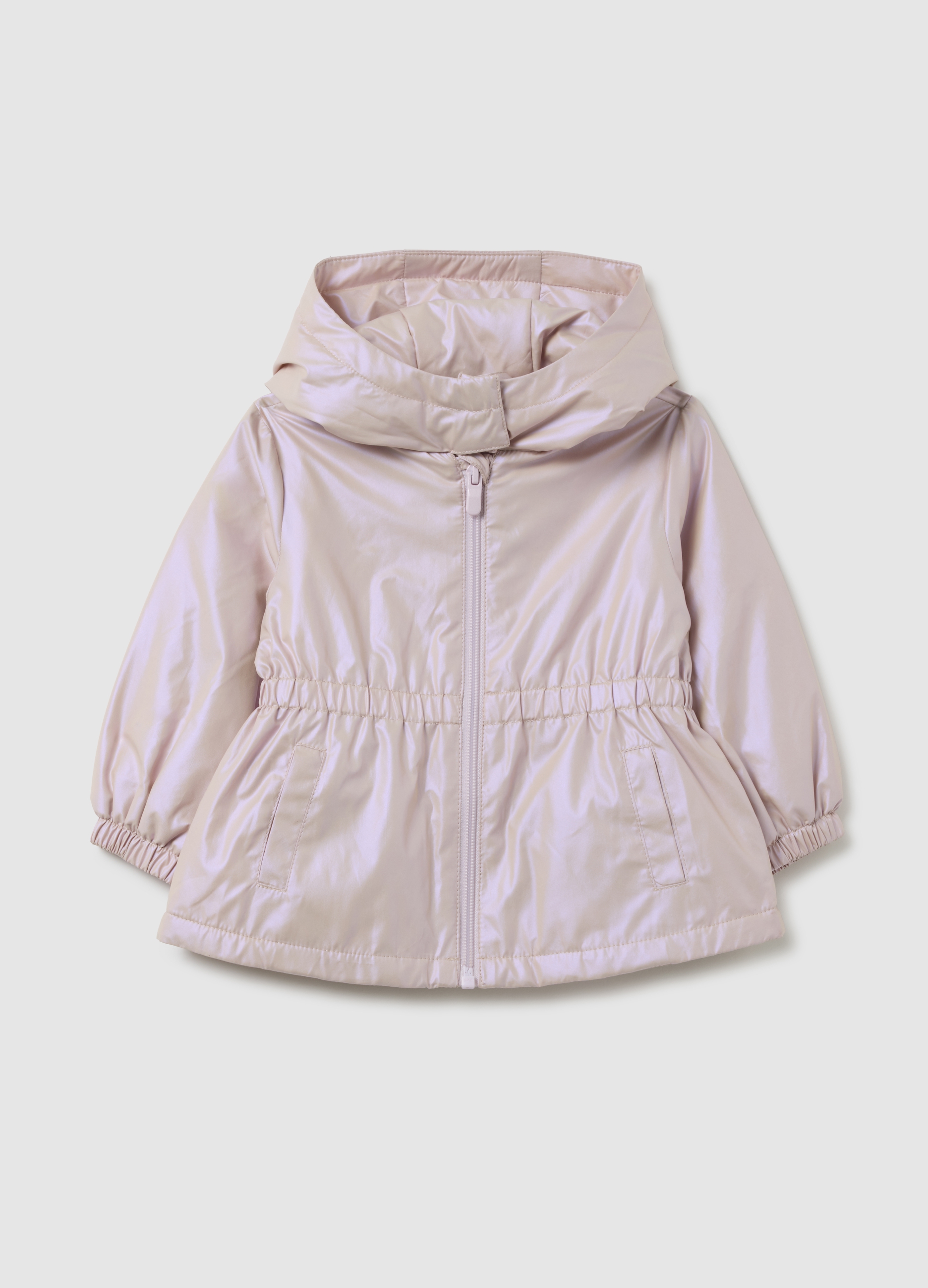 Chaqueta Rosa Ajuste Regular Para Niñas, Niña, Rosa Claro, Talla: 12-18