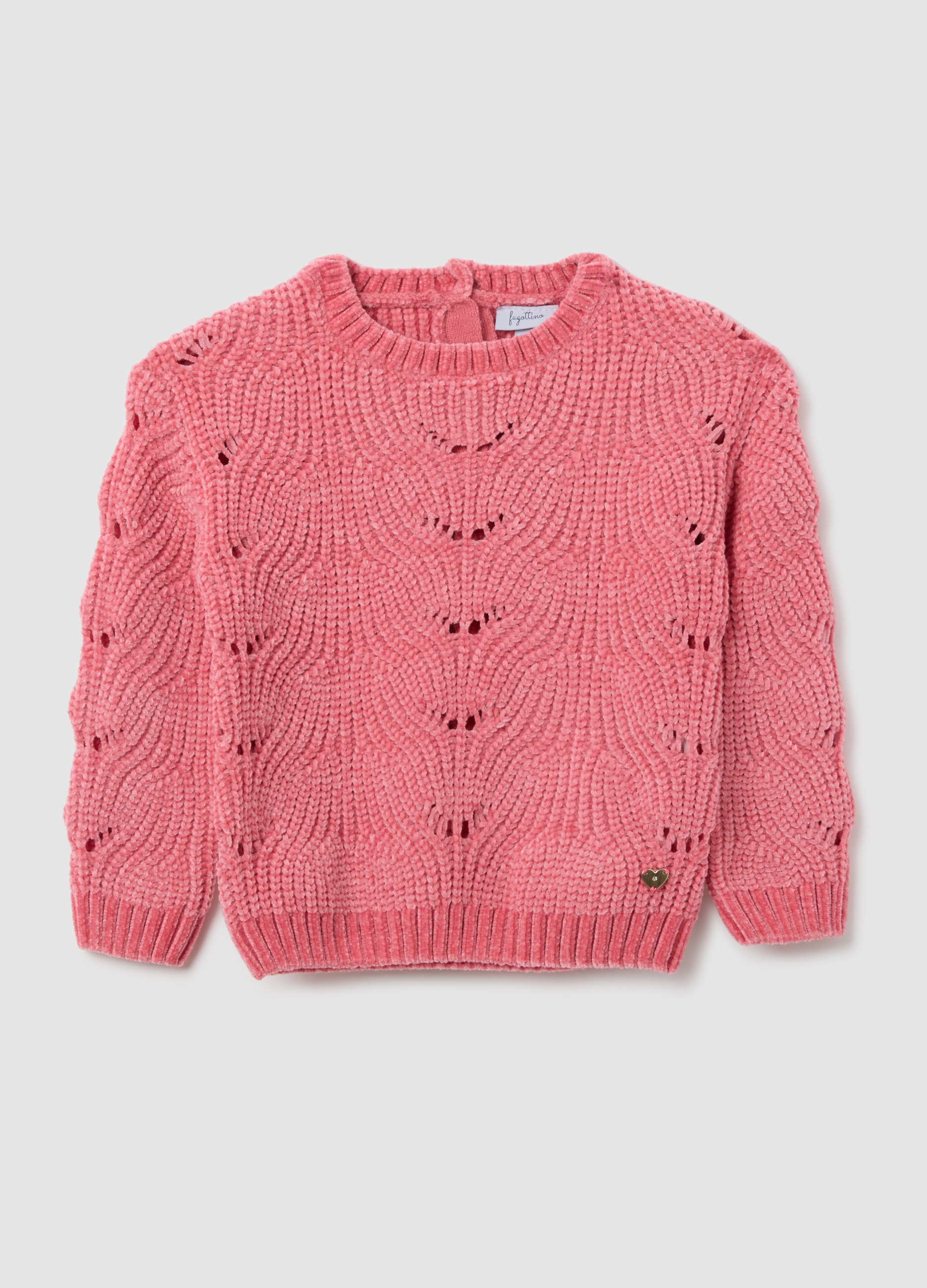 OVS, Rosa Regular Fit Baby-mädchen Pullover, Mädchen, Korallenrosa, Größe: 30-36