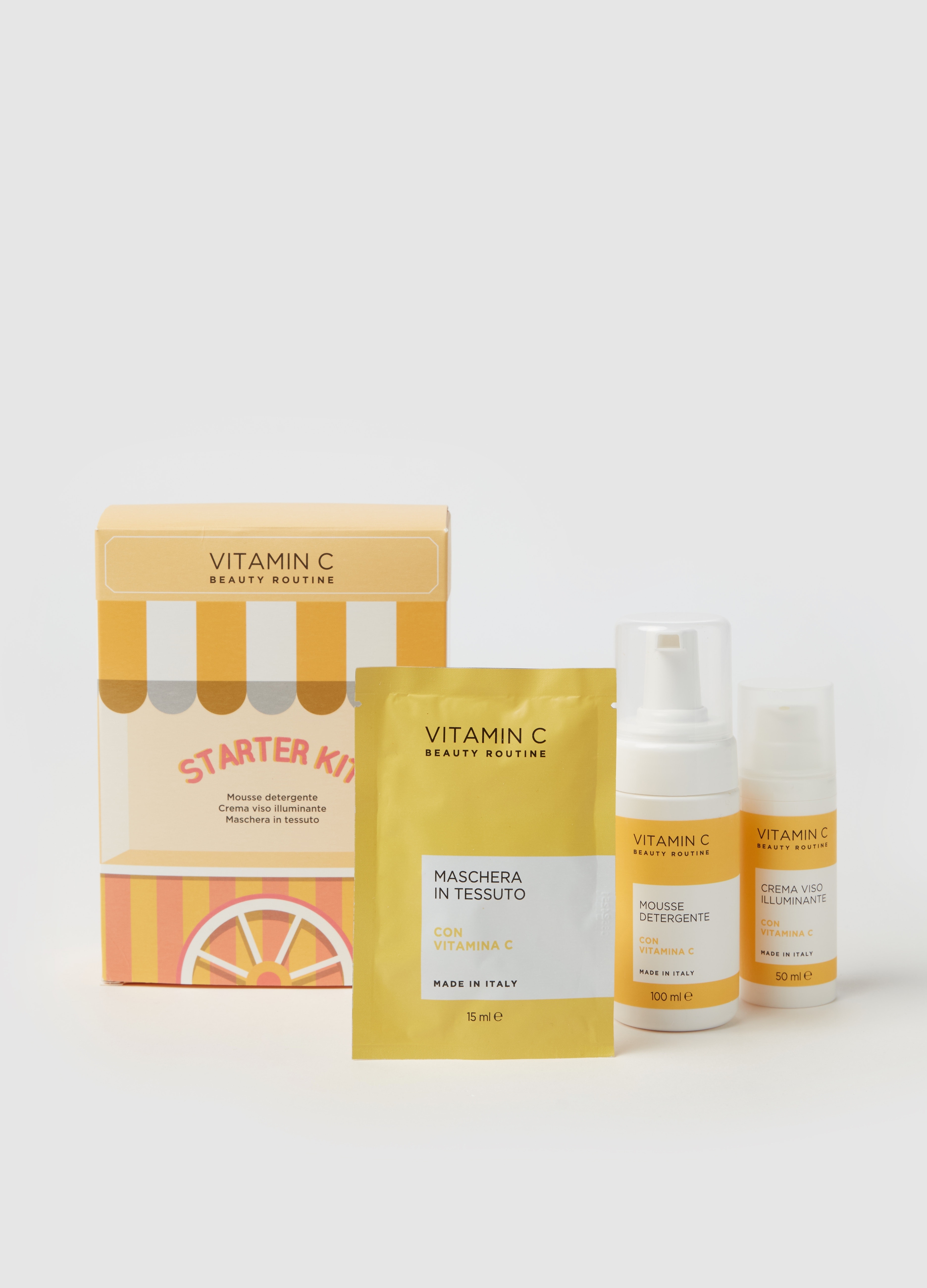 BEAUTY ROUTINE, Kit Di Bellezza Alla Vitamina C Beauty Routine, Donna, Arancione, Taglia: FASUL