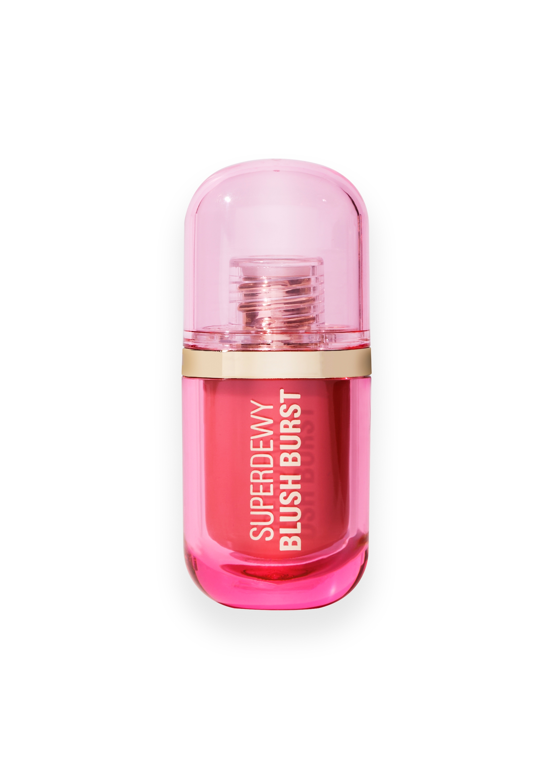 REVOLUTION, Revolution Superdewy Liquid Blush Burst Strawberry Milkshake Cool Pink, Donna, Rosa, Taglia: FASUL