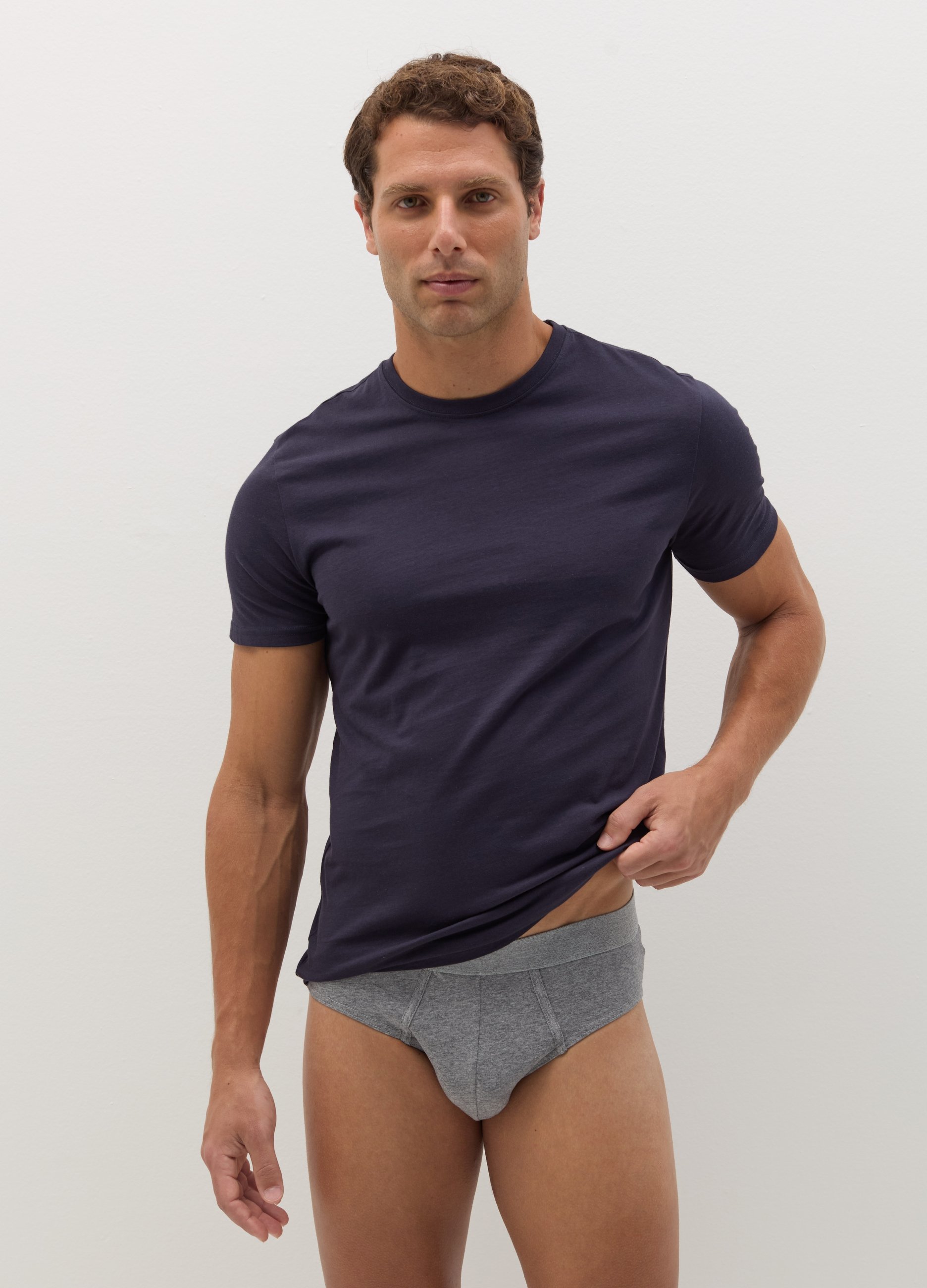 OVS , Tripack Slip Con Dettagli A Contrasto, Uomo, Multicolor, Taglia: S