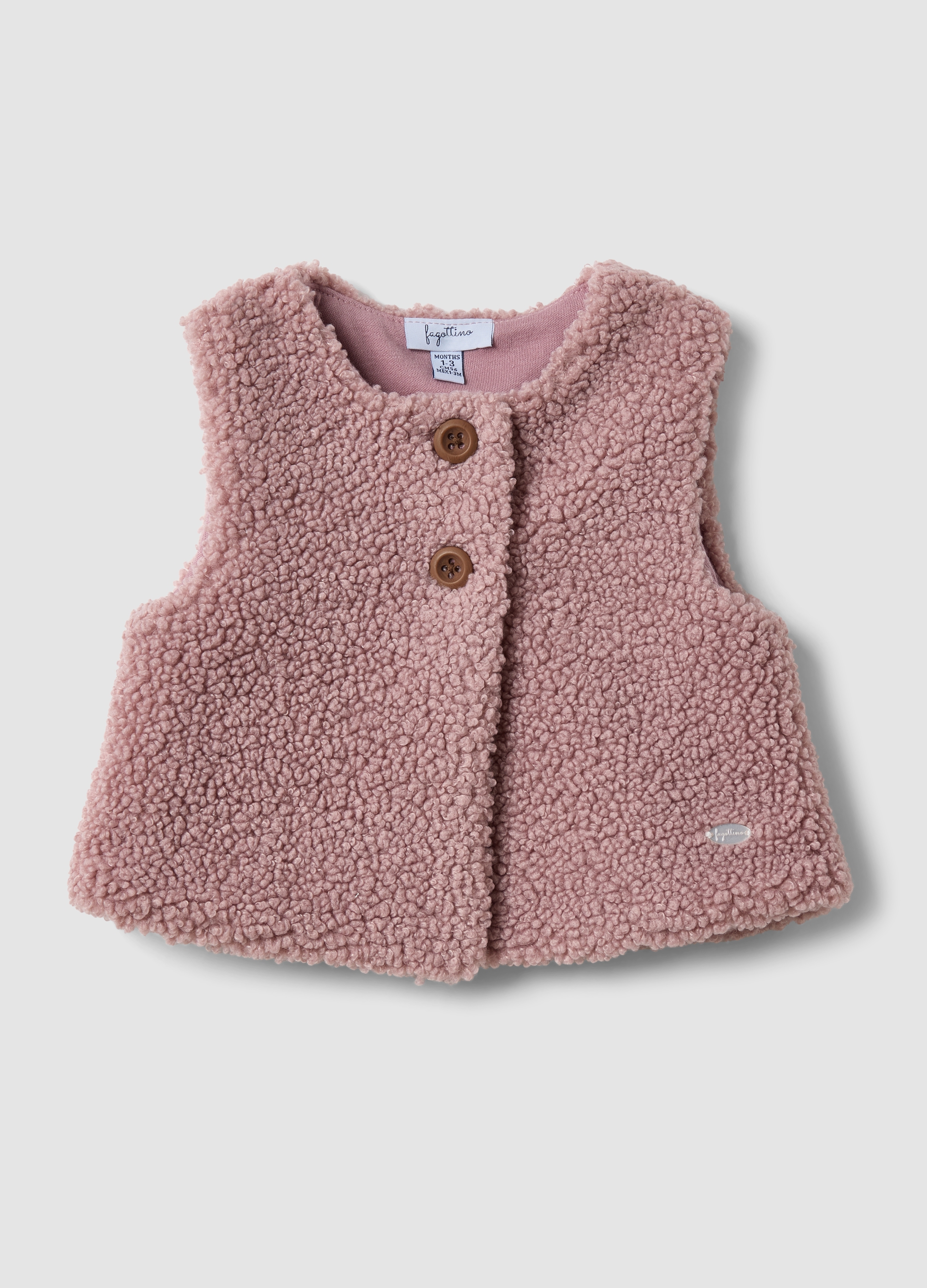 FAGOTTINO, Gilet Rosa Regular Fit, Neonata, Rosa, Taglia: 6-9