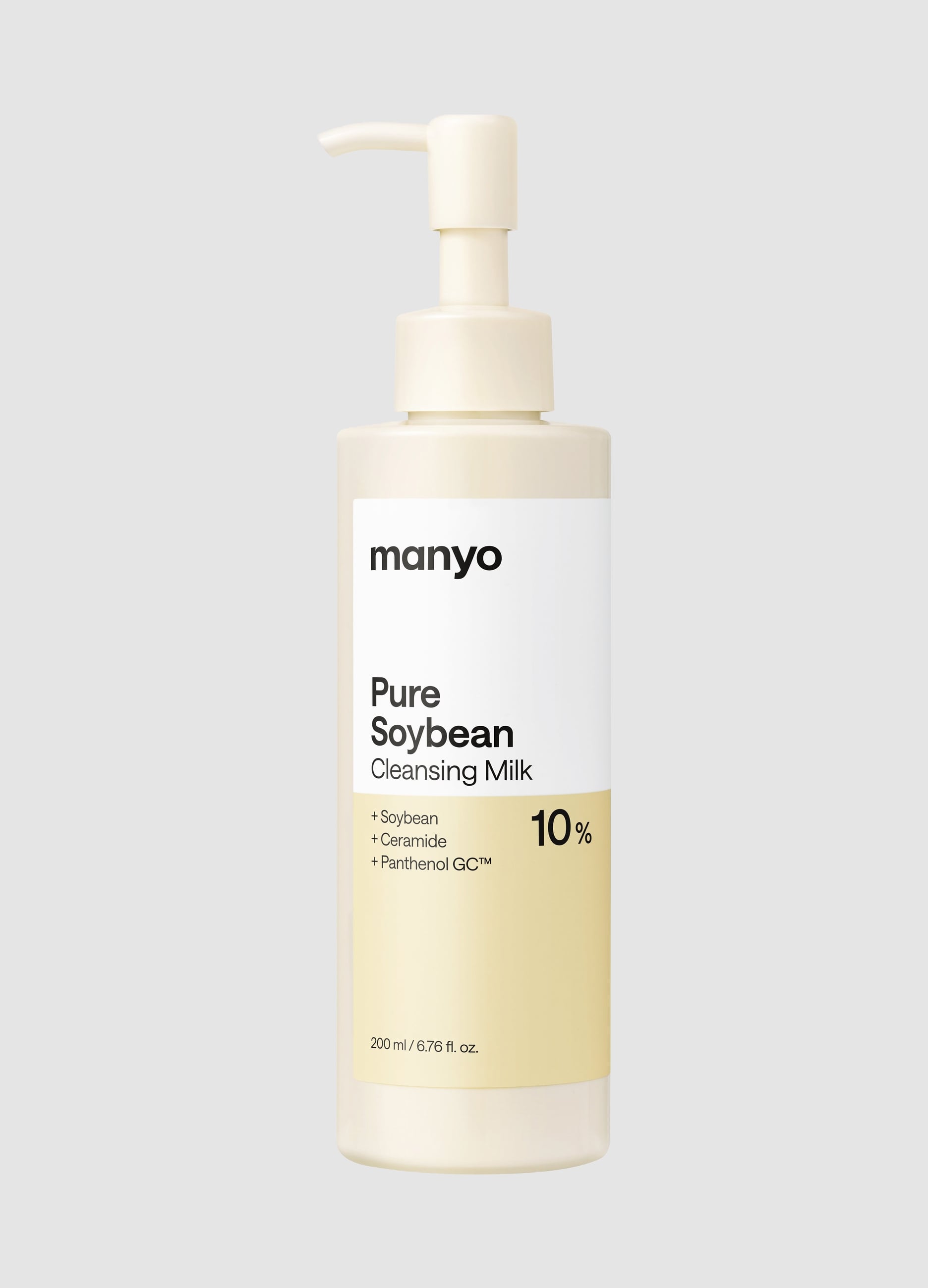 Joom Manyo Factory Unisex Bianco [Manyo Factory] Latte Detergente Soia Pura 200Ml - Immagine 3