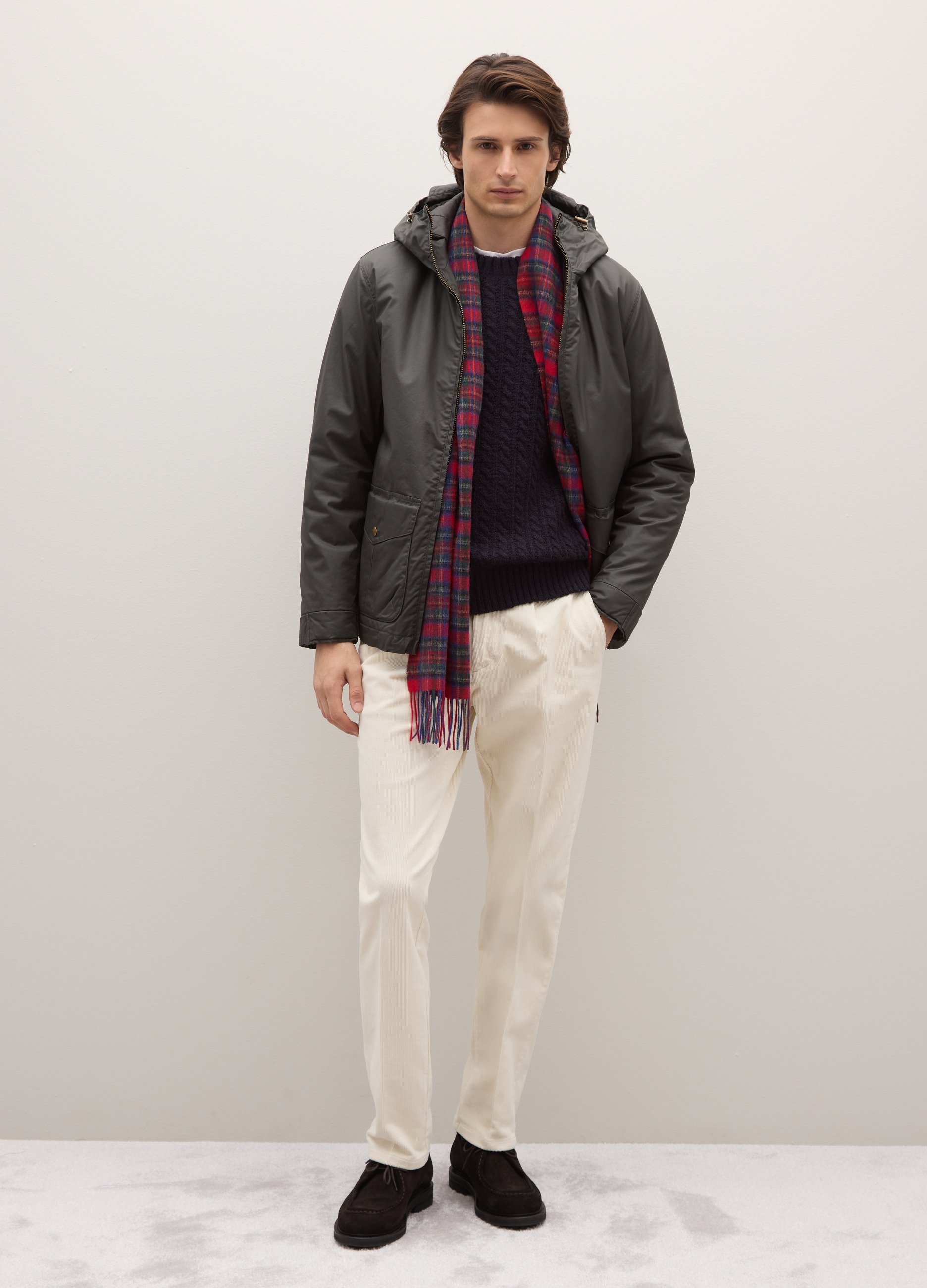 PIOMBO, Giacca In Puro Cotone Verde Regular Fit, Uomo, Verde, Taglia: M