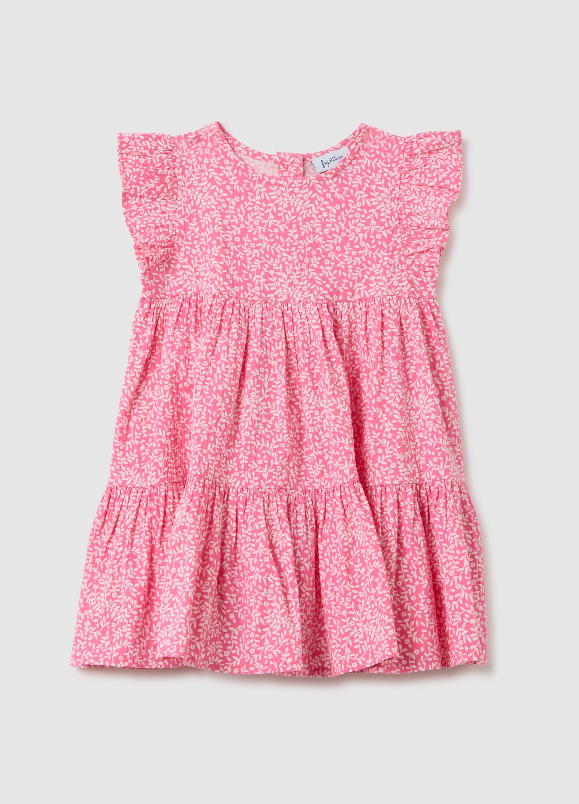 FAGOTTINO, Abito Da Bambina In Misto Cotone Rosa Regular Fit, Rosa, Taglia: 12-18